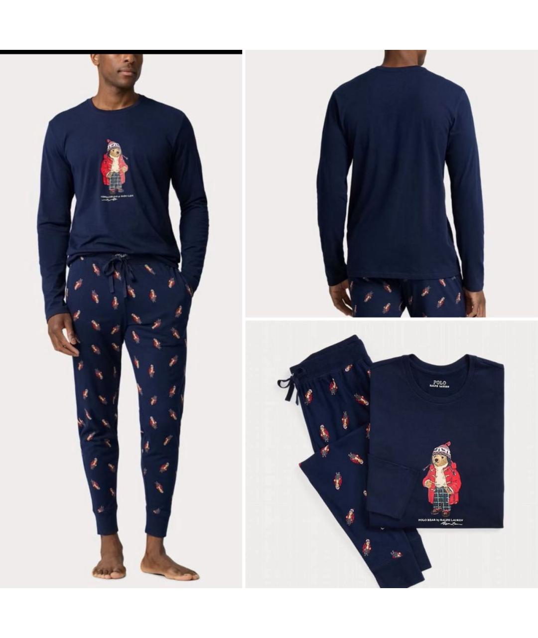 POLO RALPH LAUREN Темно-синяя пижама, фото 6