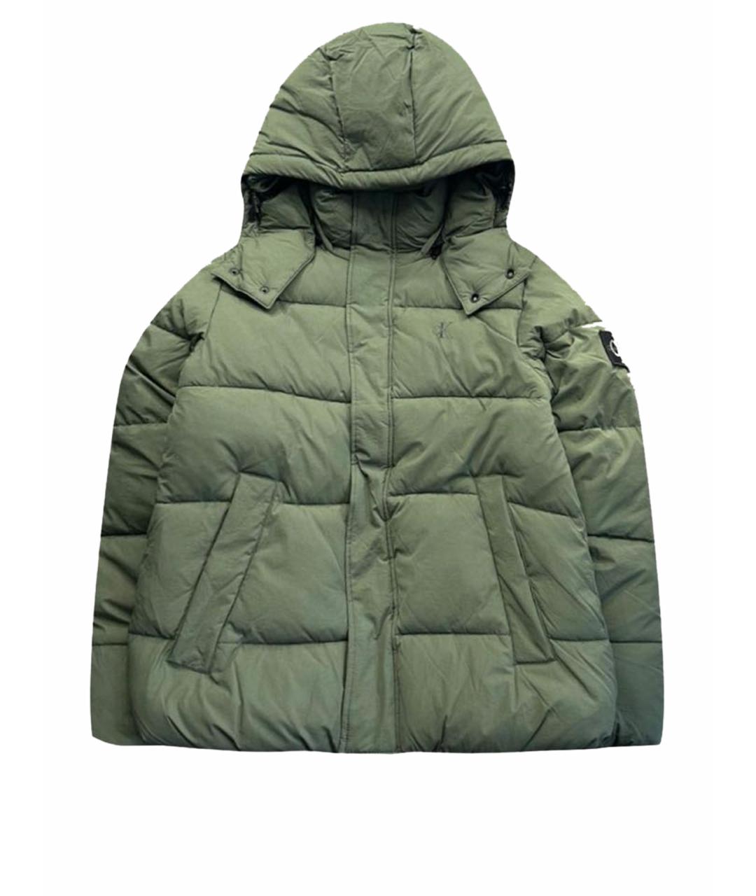 CALVIN KLEIN Зеленый пуховик, фото 1