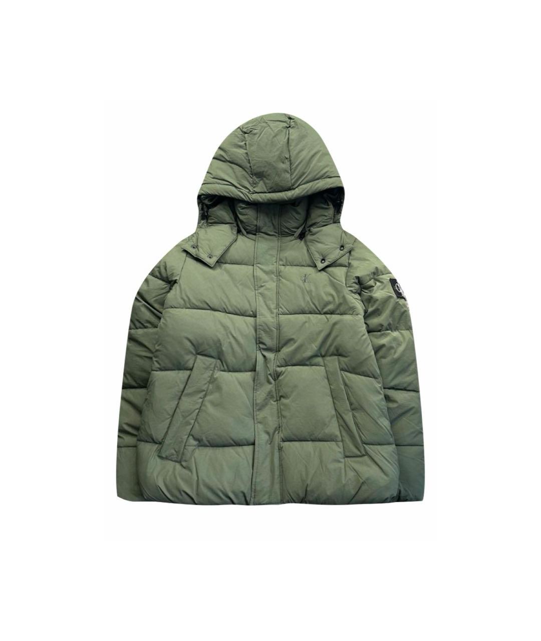 CALVIN KLEIN Зеленый пуховик, фото 5