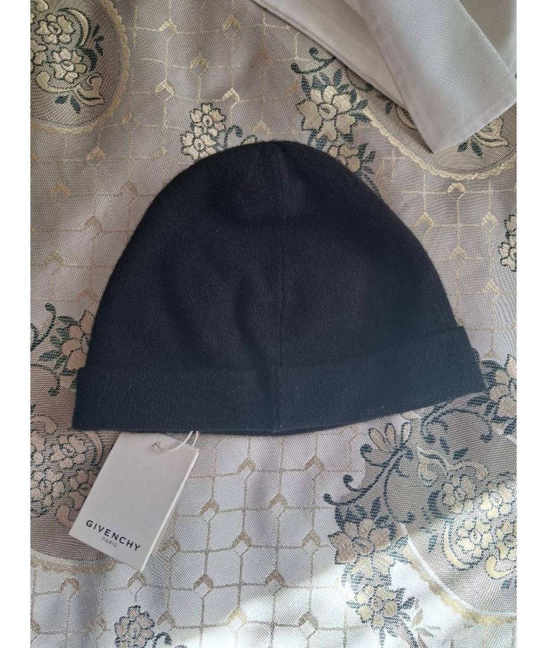 GIVENCHY Черная шерстяная шапка, фото 2