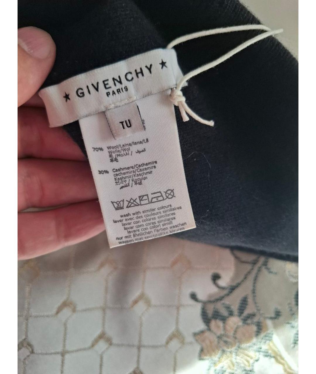 GIVENCHY Черная шерстяная шапка, фото 4