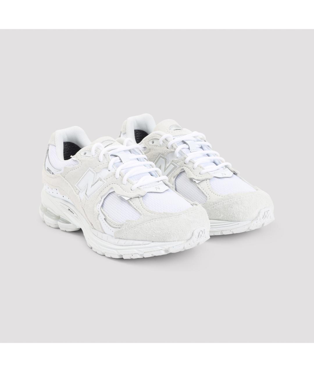 NEW BALANCE Белые замшевые кроссовки, фото 3