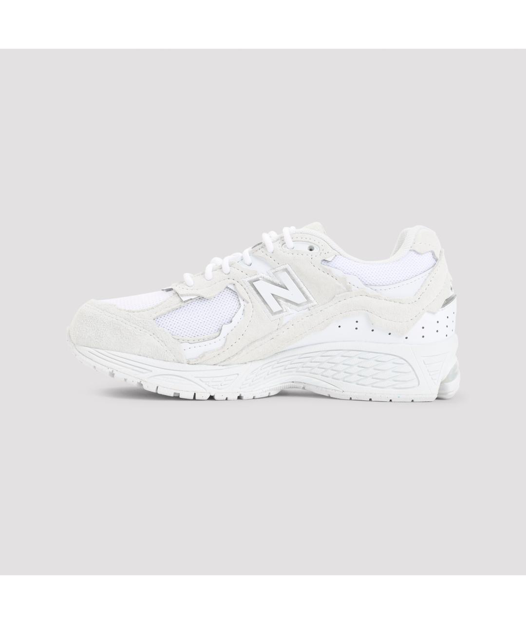 NEW BALANCE Белые замшевые кроссовки, фото 2