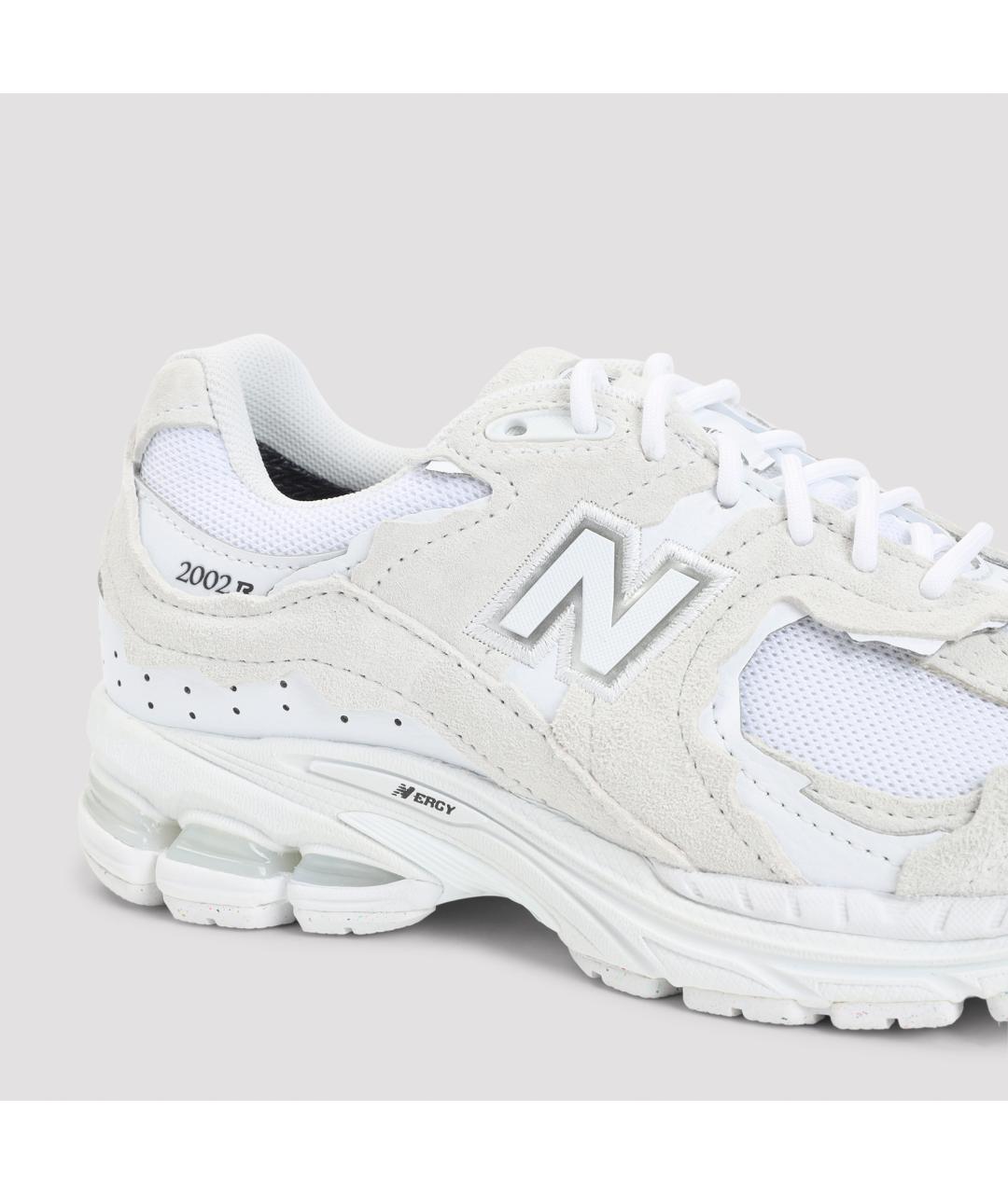 NEW BALANCE Белые замшевые кроссовки, фото 4