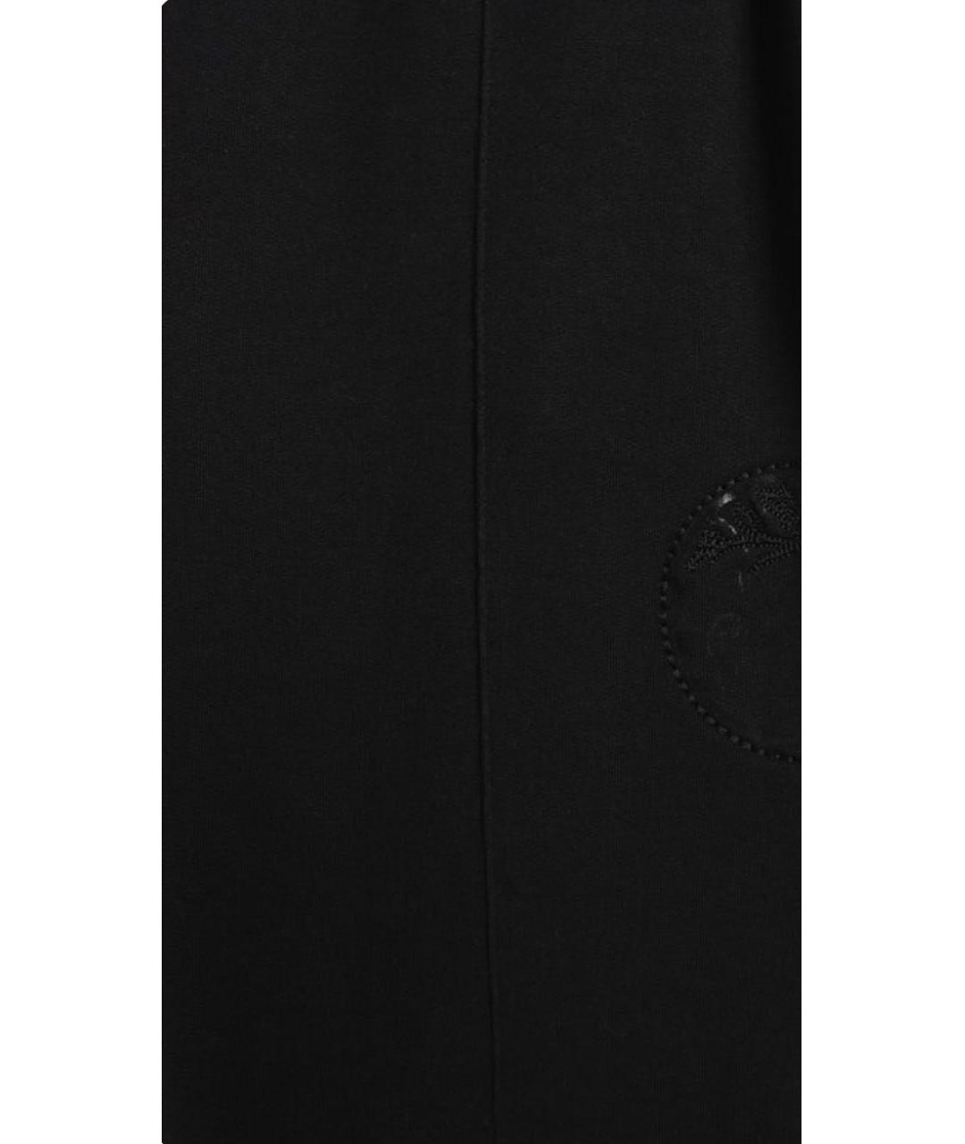 HERMES Черные хлопковые спортивные брюки и шорты, фото 3