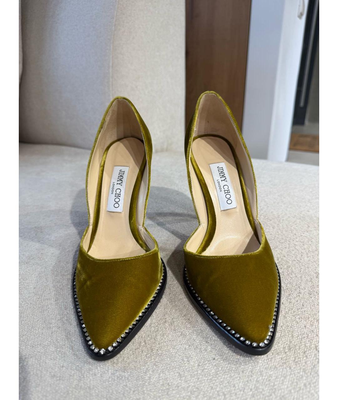 JIMMY CHOO Зеленые туфли, фото 2