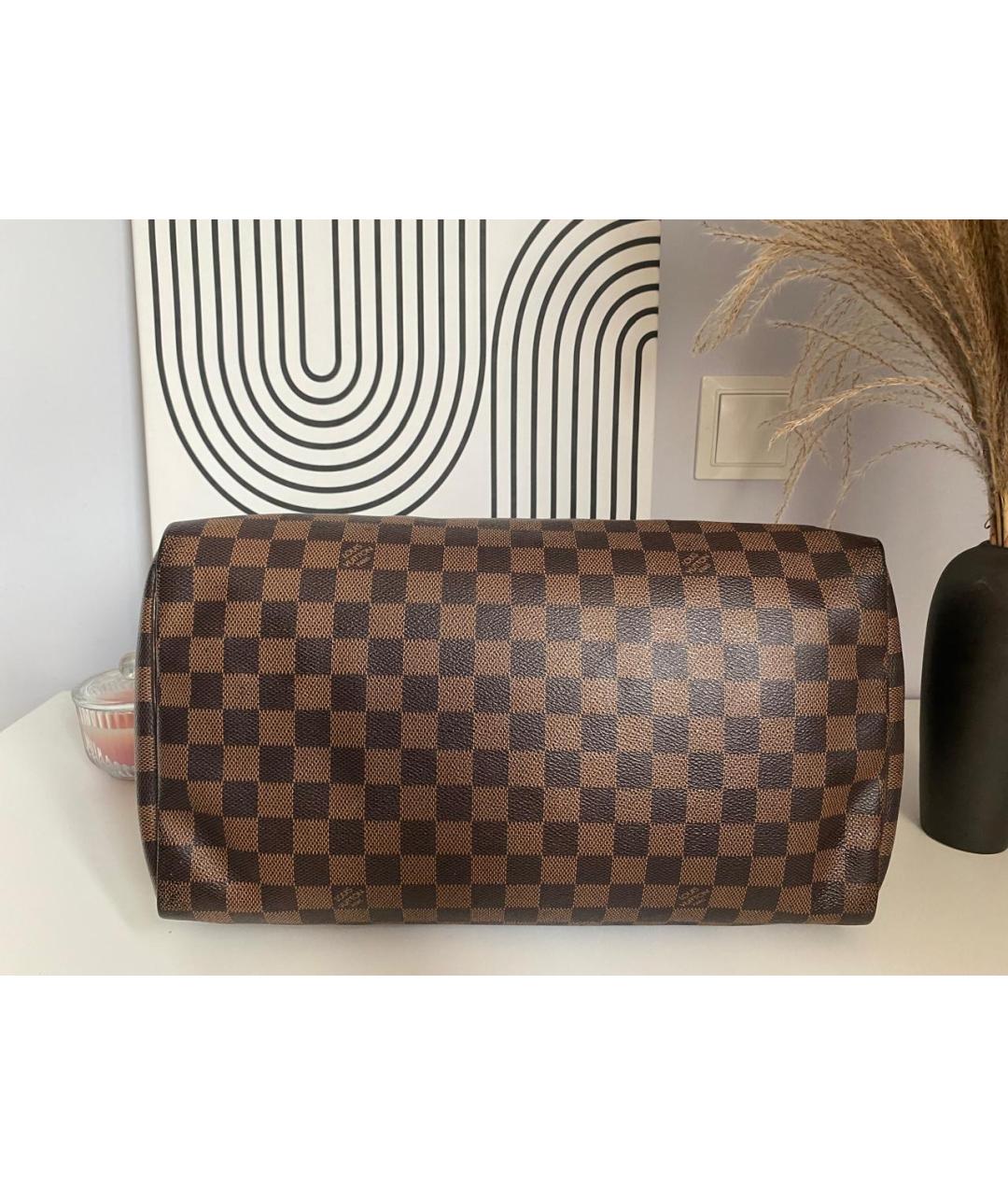 LOUIS VUITTON Коричневая сумка с короткими ручками, фото 3