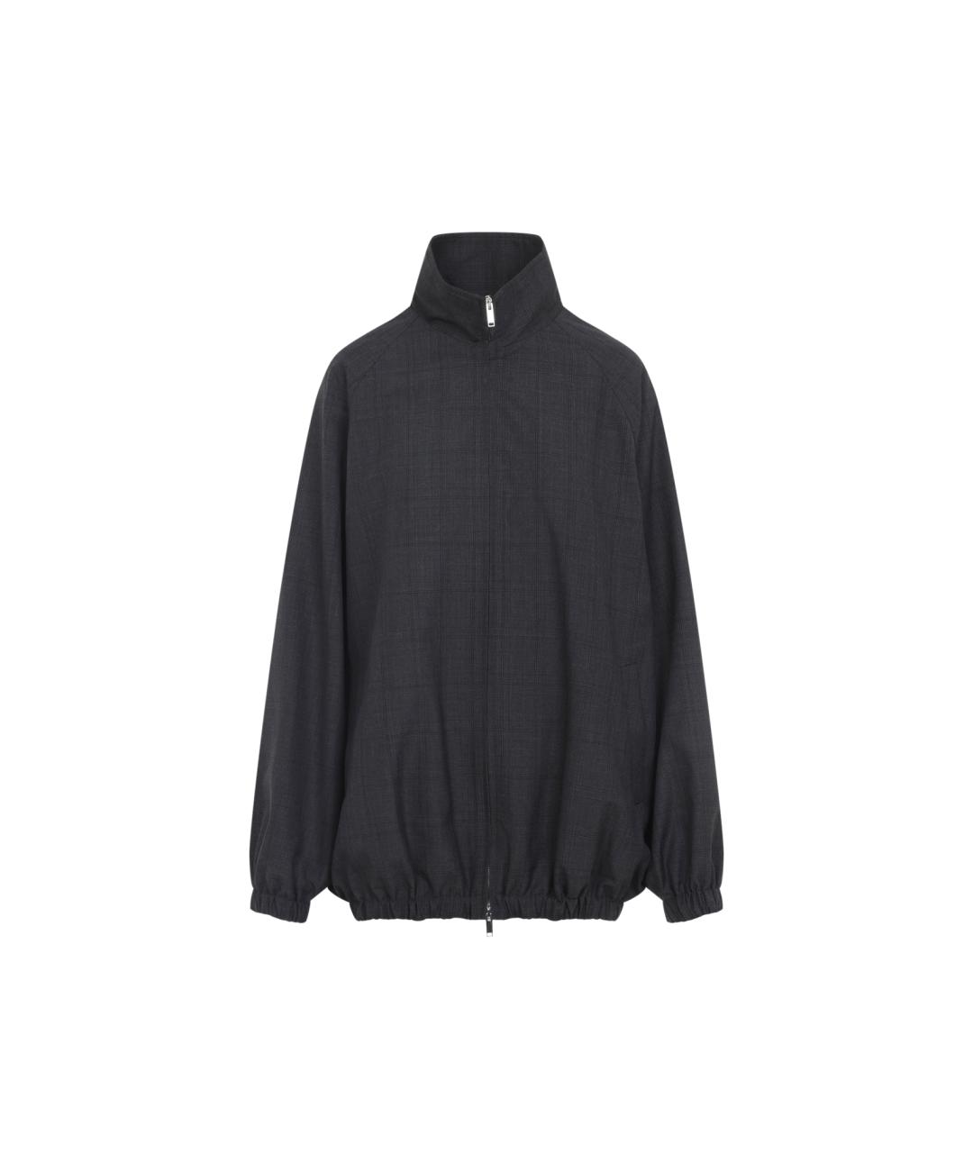 THE FRANKIE SHOP Антрацитовая полиэстеровая куртка, фото 1