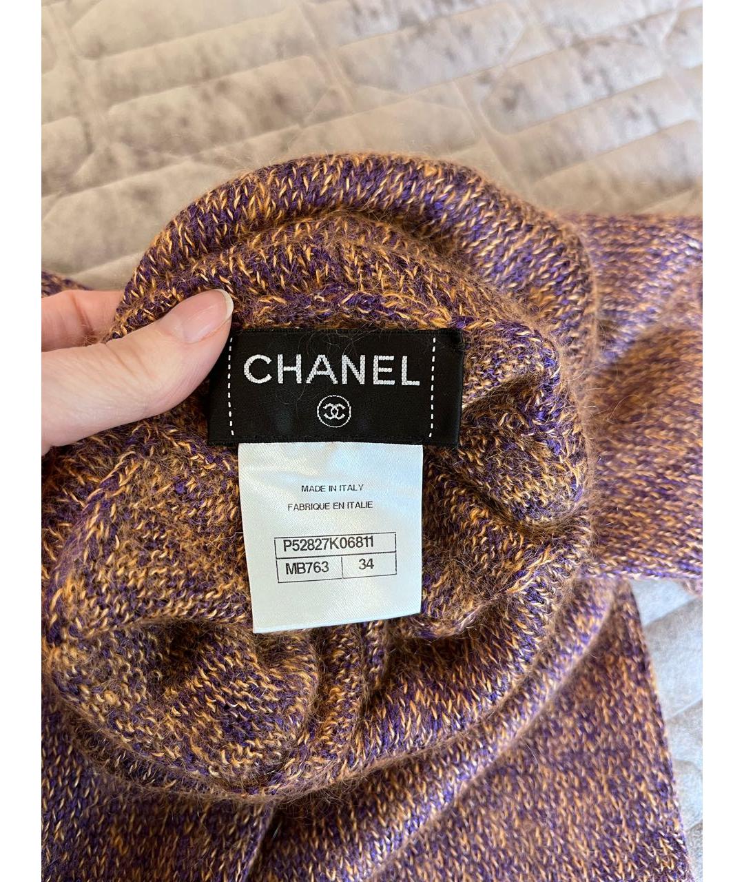 CHANEL Мульти повседневное платье, фото 3