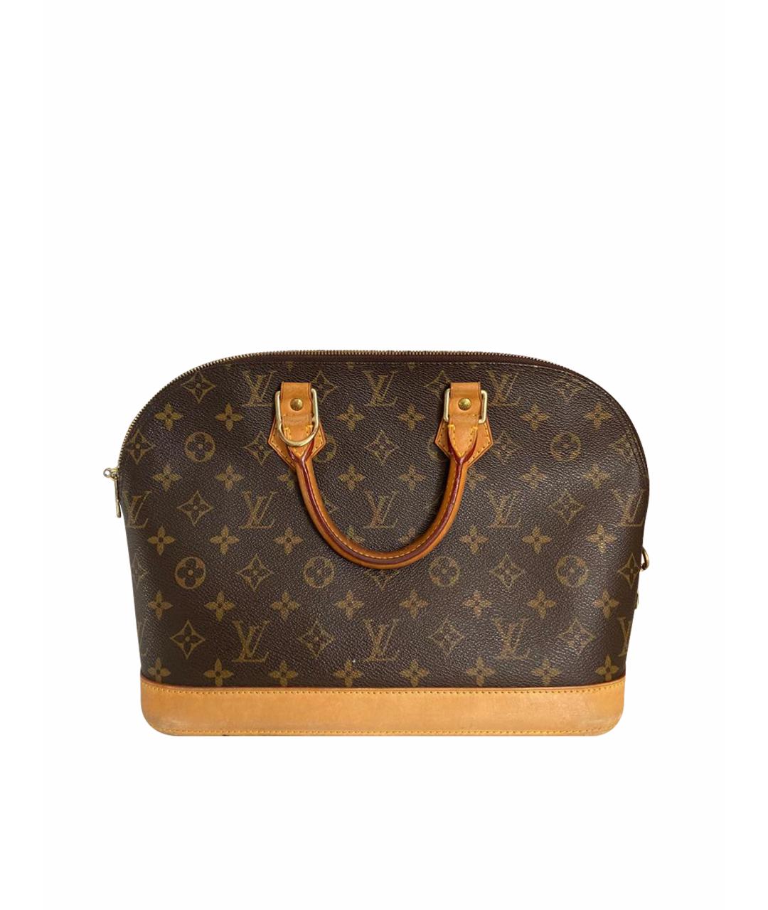 LOUIS VUITTON Коричневая сумка с короткими ручками, фото 1