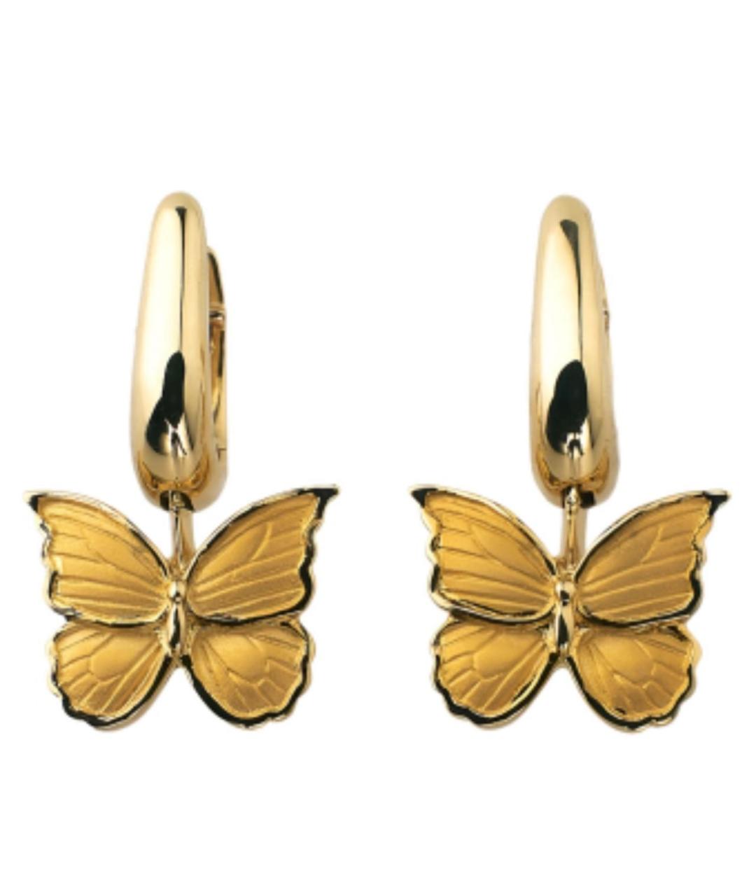 CARRERA Y CARRERA Желтые серьги из желтого золота, фото 4