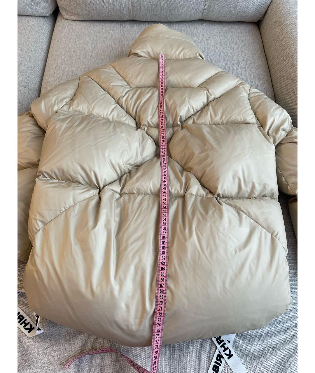 KHRISJOY Бежевый полиэстеровый пуховик, фото 8