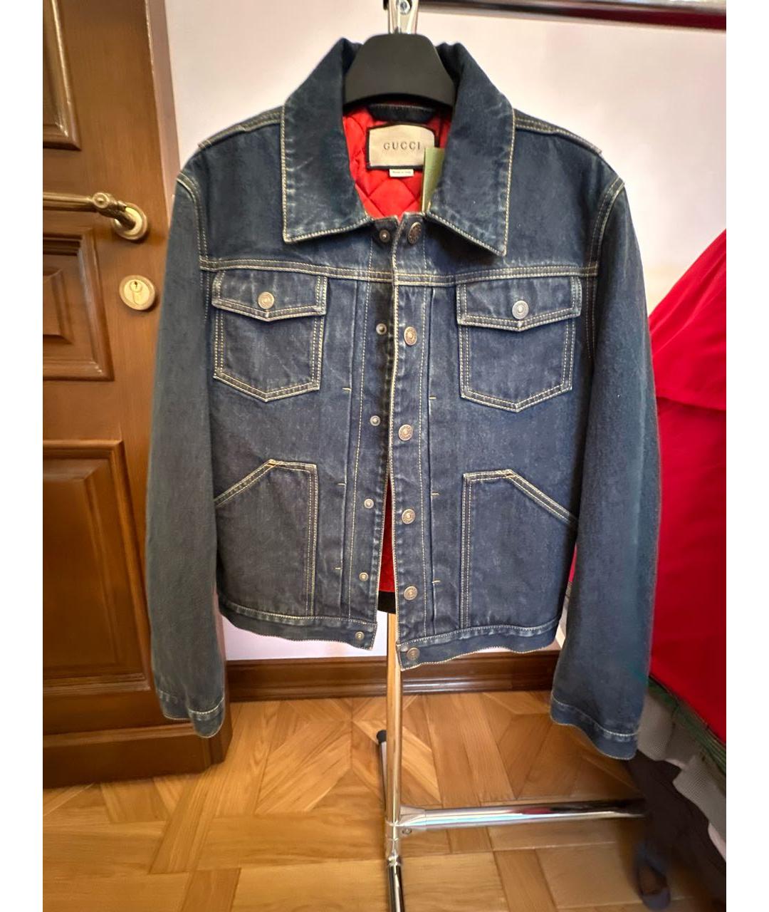 GUCCI Деним куртка, фото 9