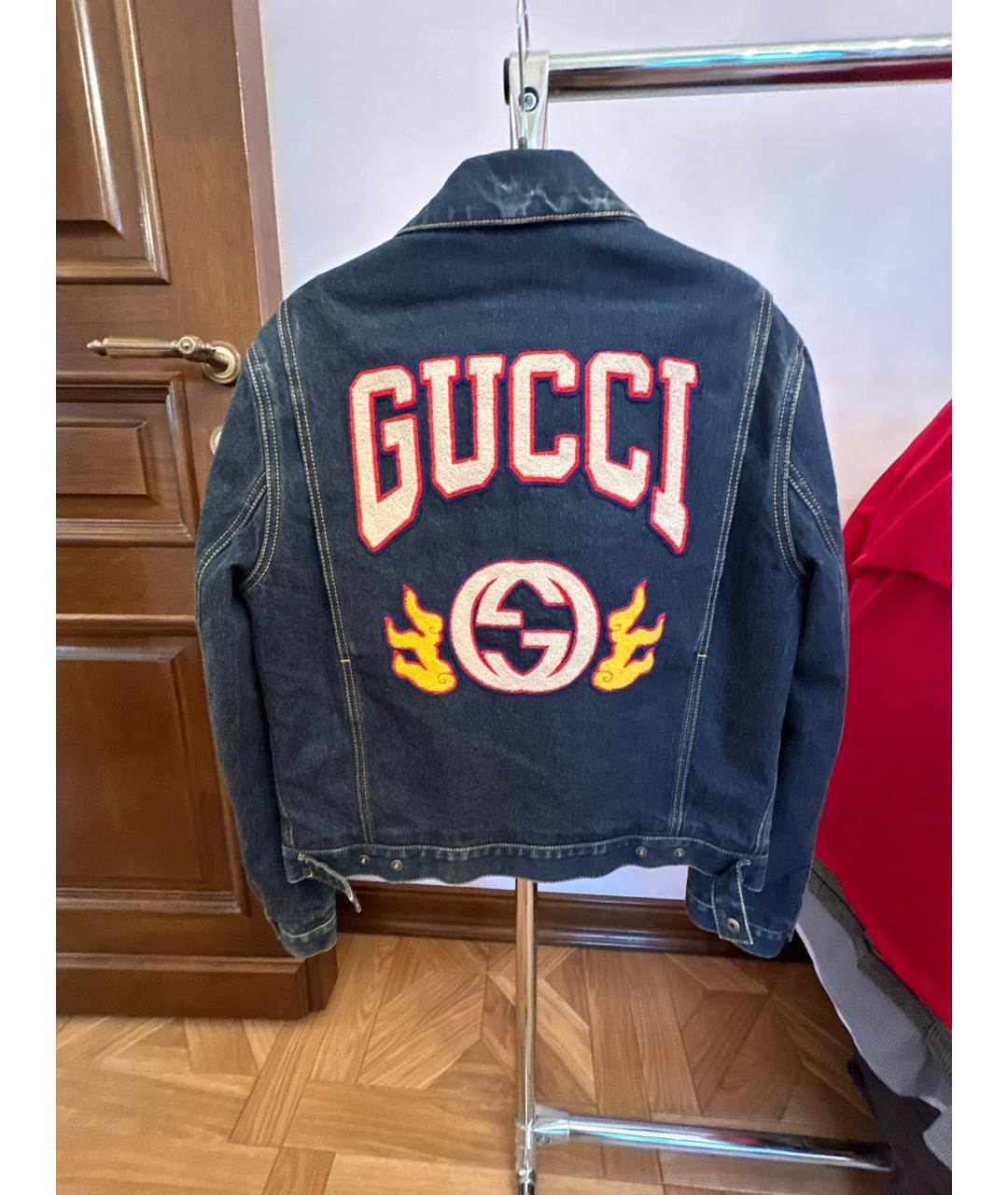 GUCCI Деним куртка, фото 2