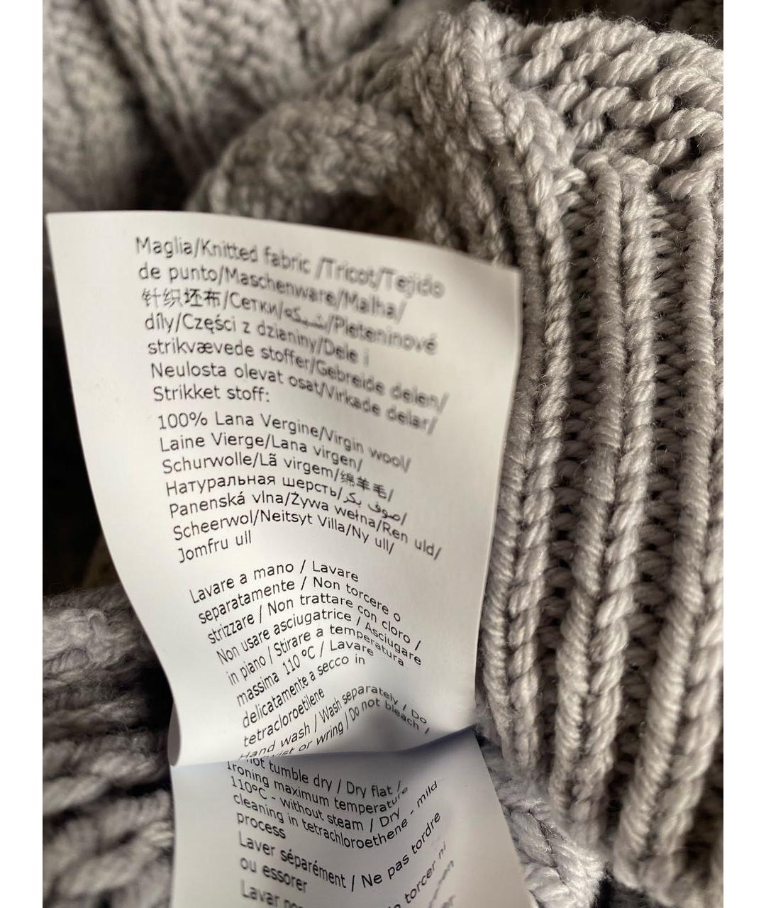 ALBERTA FERRETTI Серый джемпер / свитер, фото 5