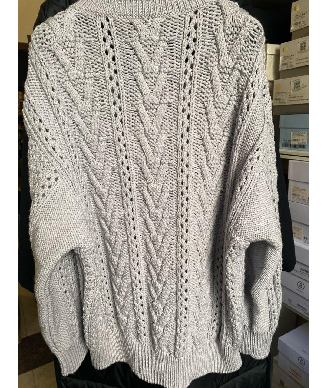 ALBERTA FERRETTI Серый джемпер / свитер, фото 2