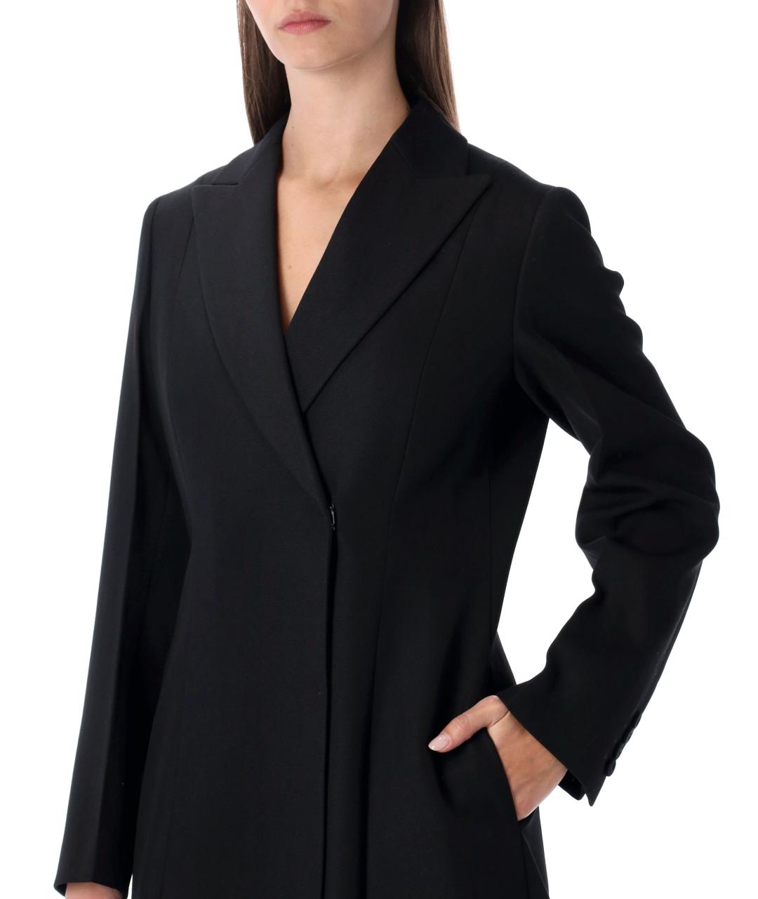 FENDI Черное шерстяное пальто, фото 4