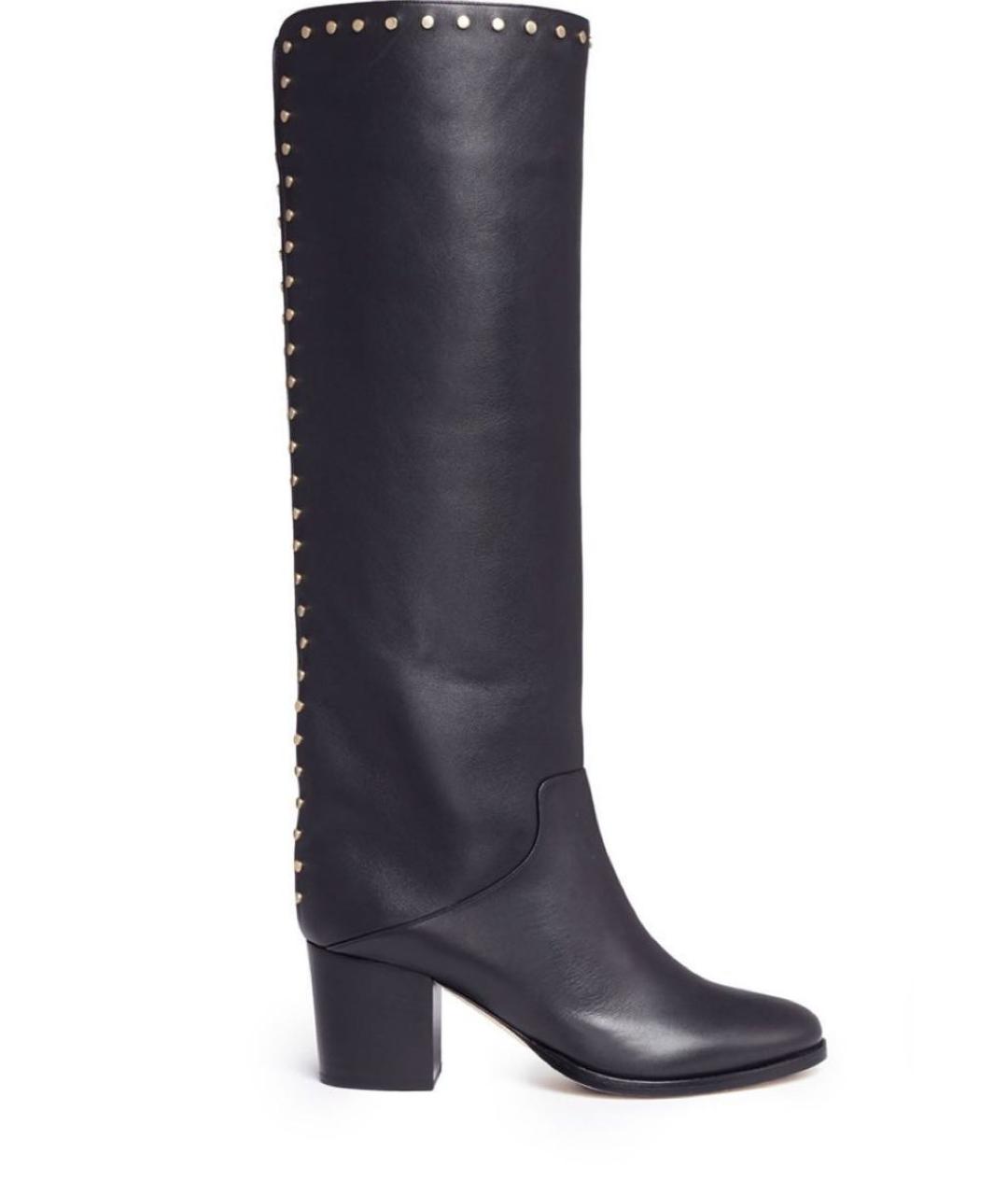 JIMMY CHOO Черные кожаные сапоги, фото 7
