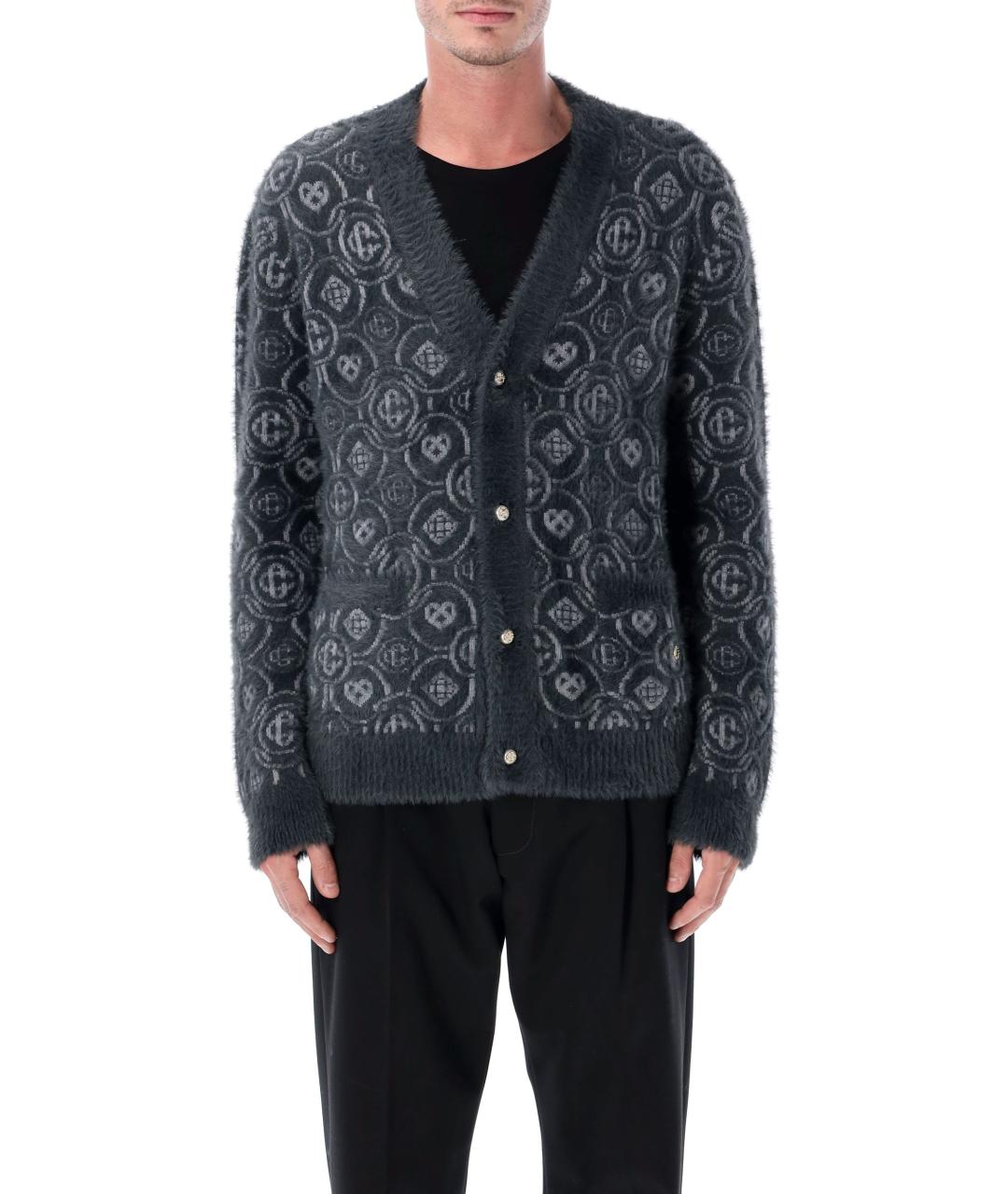 CASABLANCA Мульти шерстяной кардиган, фото 4