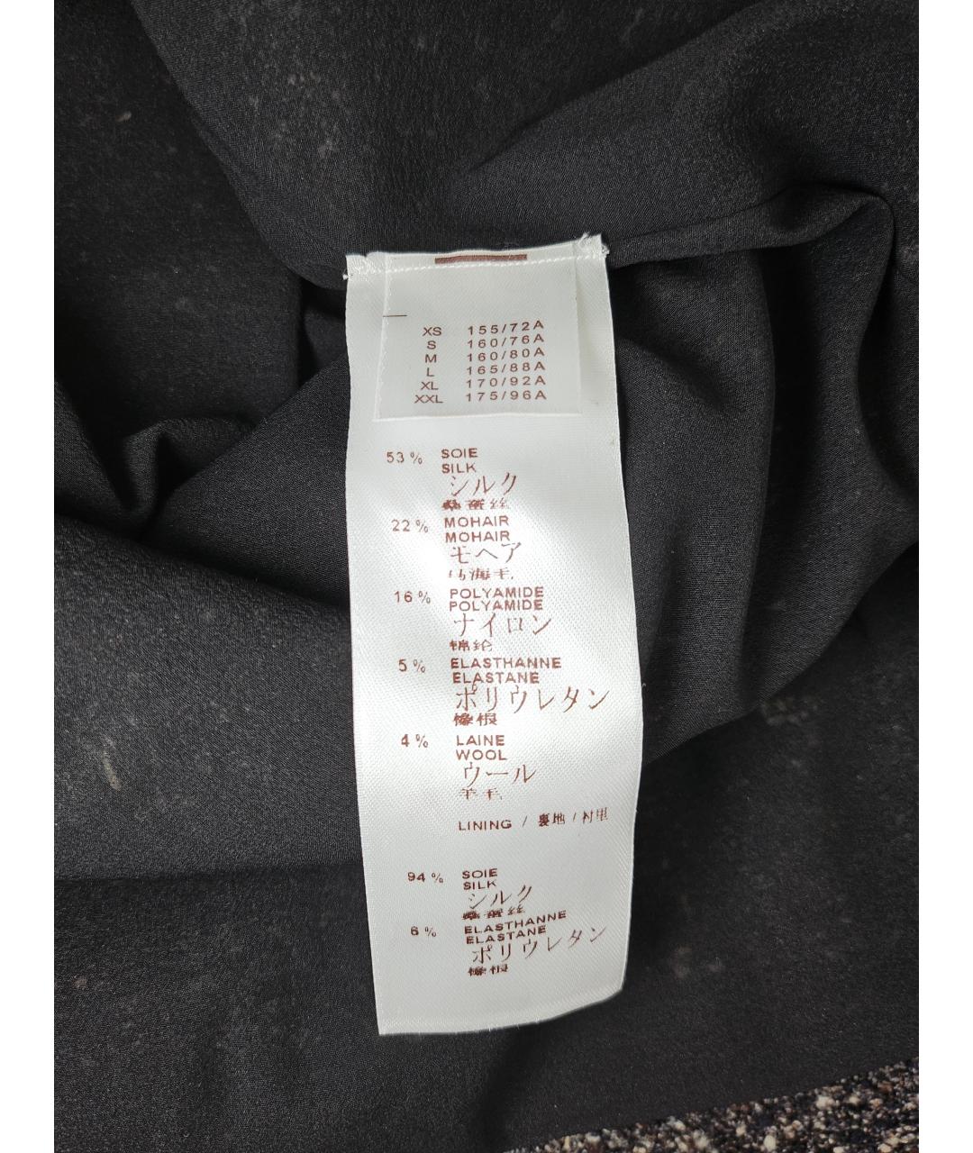 LOUIS VUITTON Серое шерстяное повседневное платье, фото 7