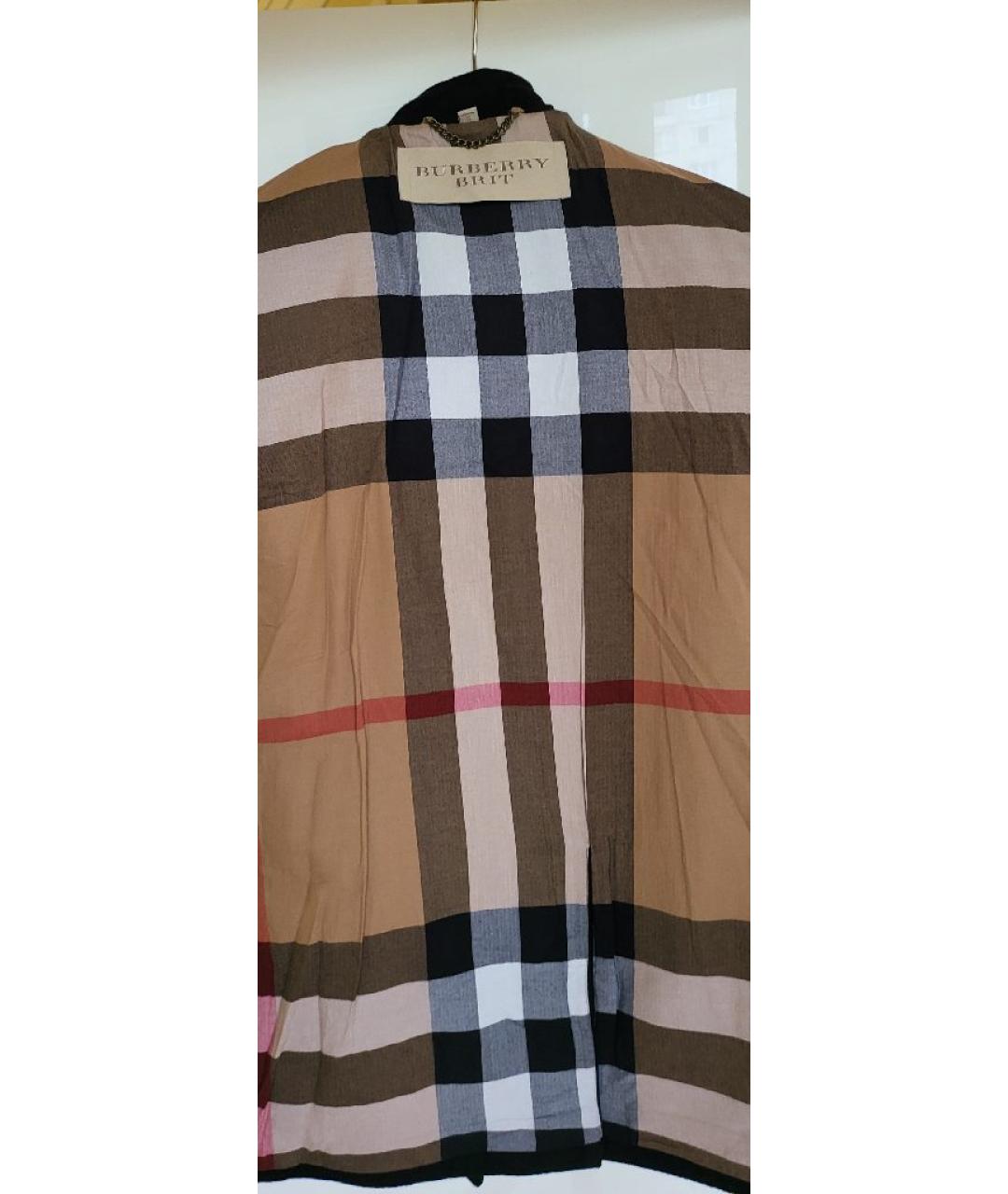 BURBERRY Черное шерстяное пальто, фото 3