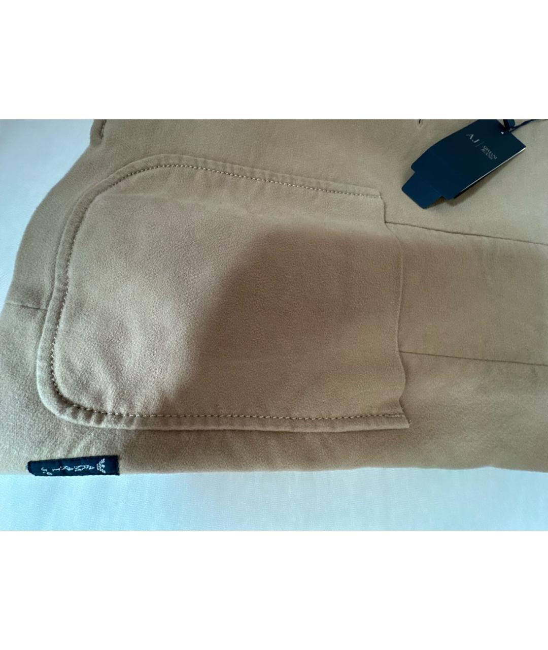 ARMANI JEANS Бежевая хлопковая куртка, фото 6