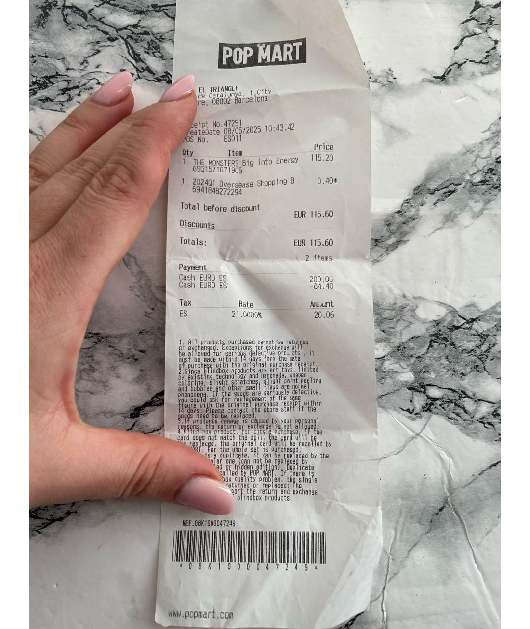 POP MART Голубой брелок, фото 4