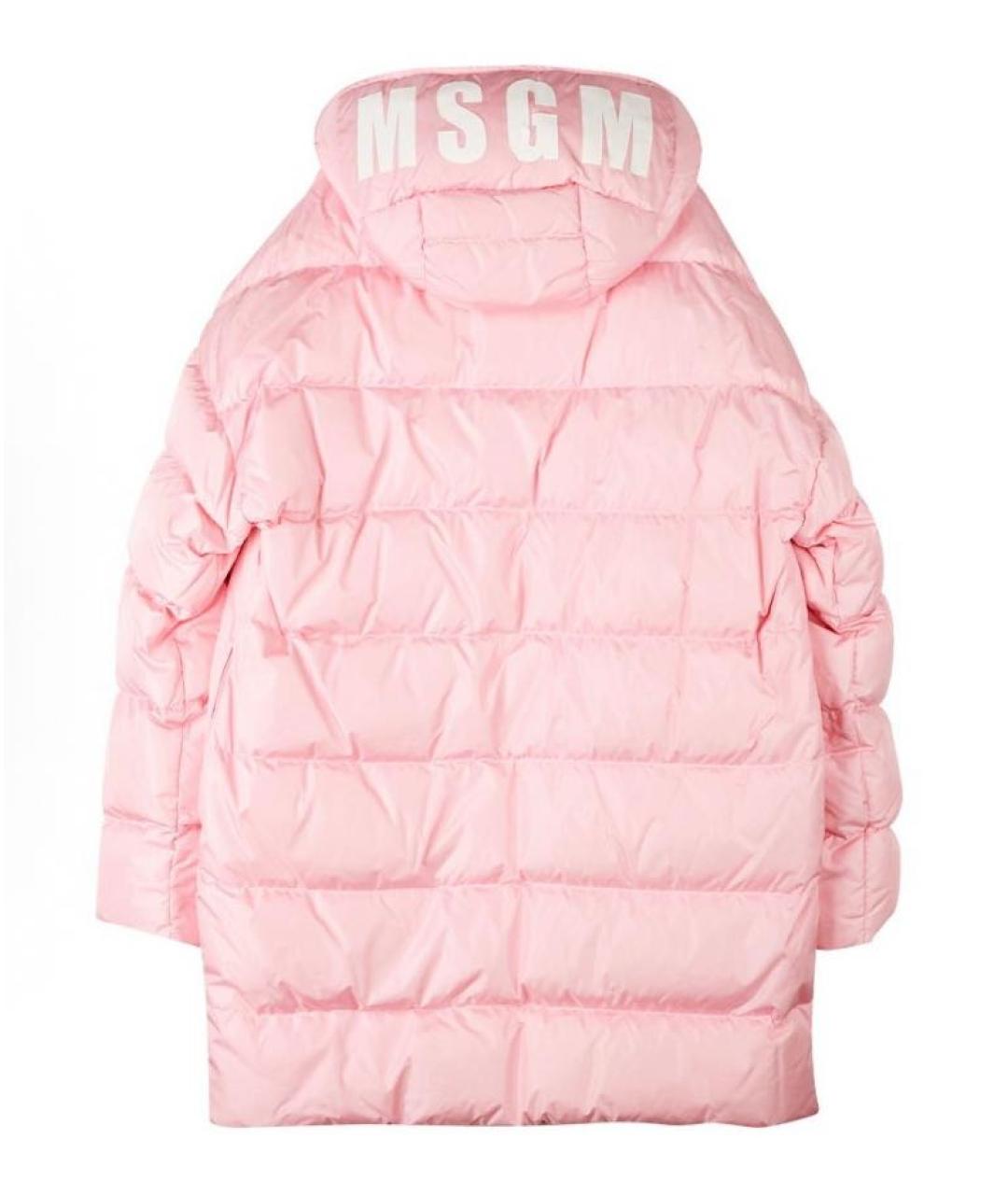 MSGM Розовый пуховик, фото 2