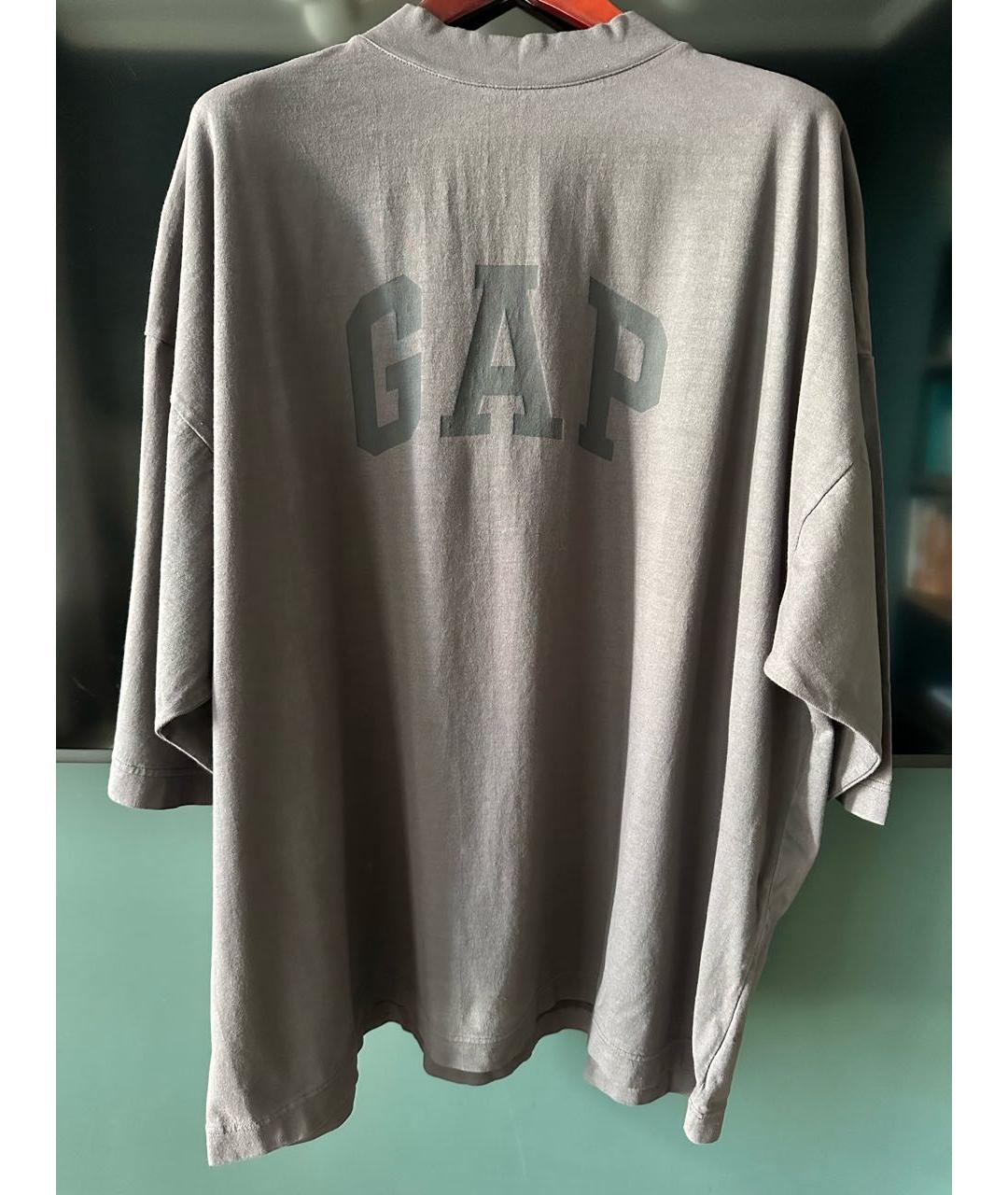 YEEZY Серая хлопковая футболка, фото 7