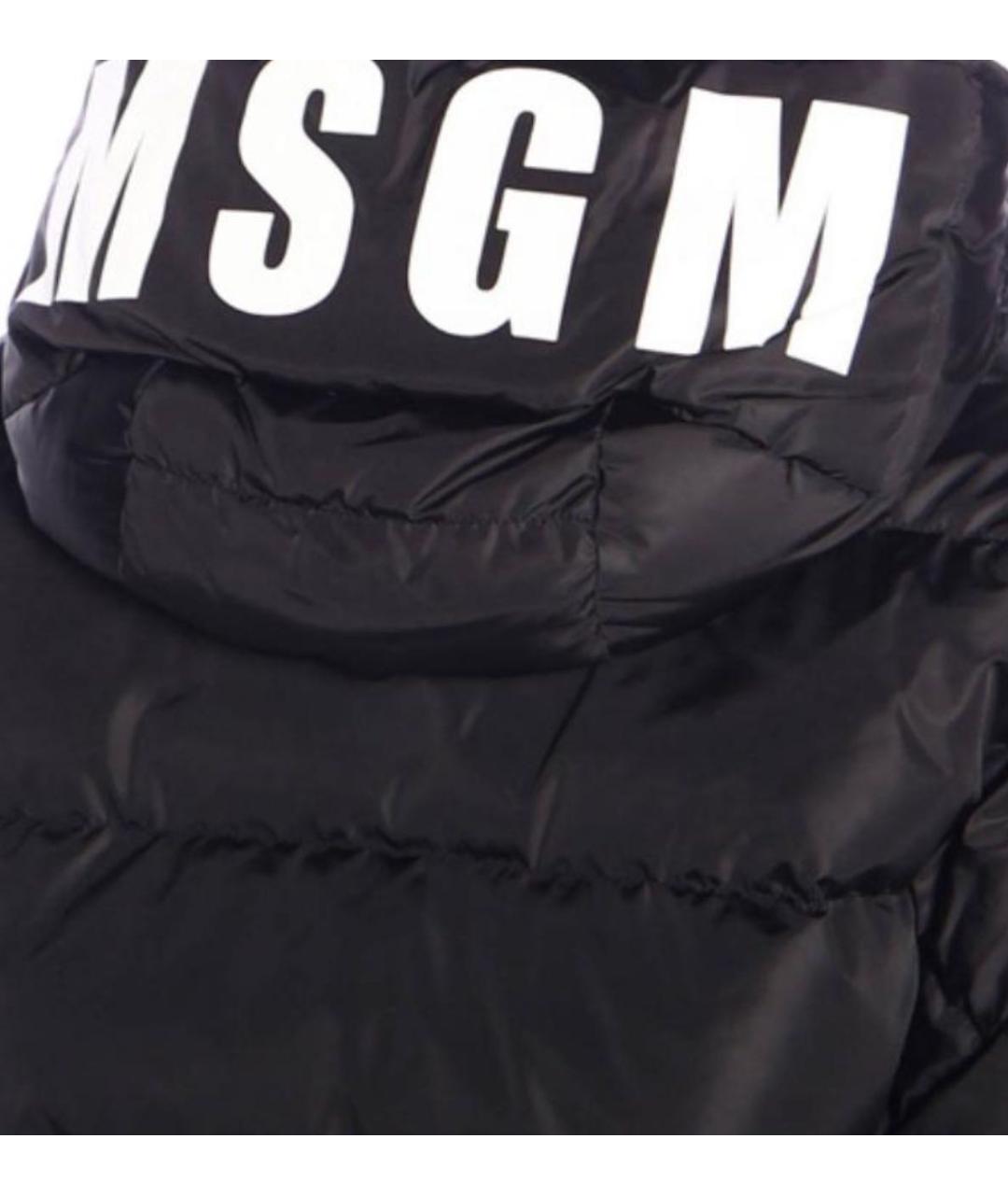 MSGM Черный пуховик, фото 4