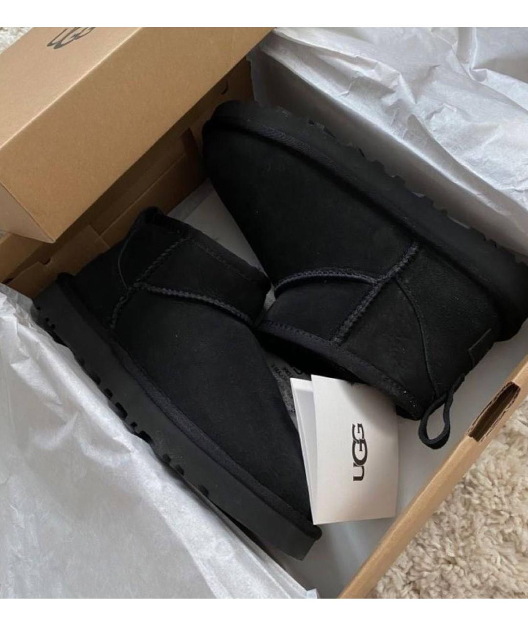 UGG AUSTRALIA Черные сапоги, фото 3