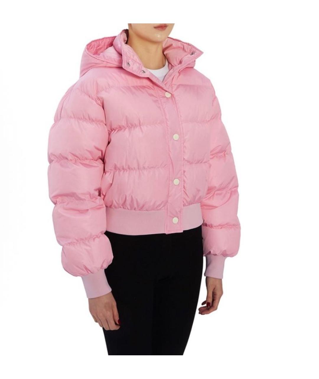 MSGM Розовый пуховик, фото 4