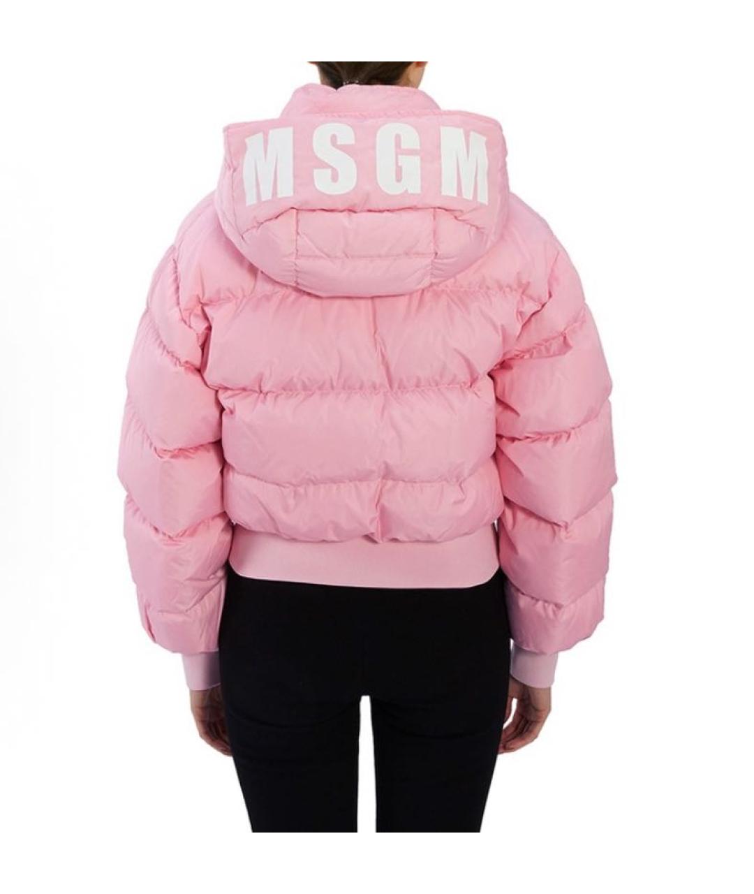 MSGM Розовый пуховик, фото 3