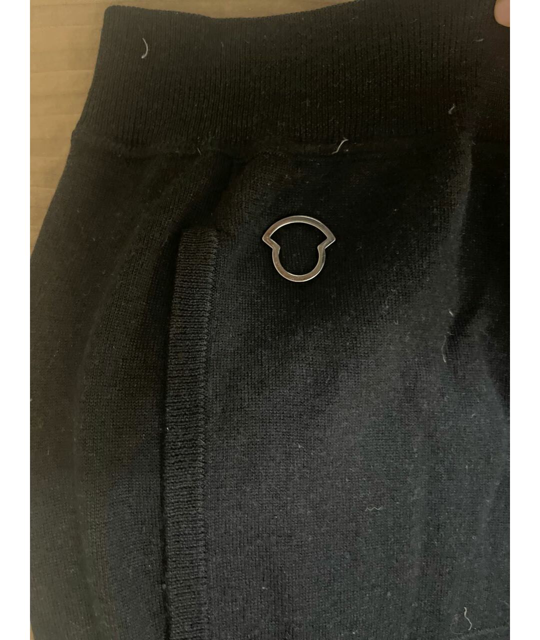 MONCLER Черный кашемировый джемпер / свитер, фото 3