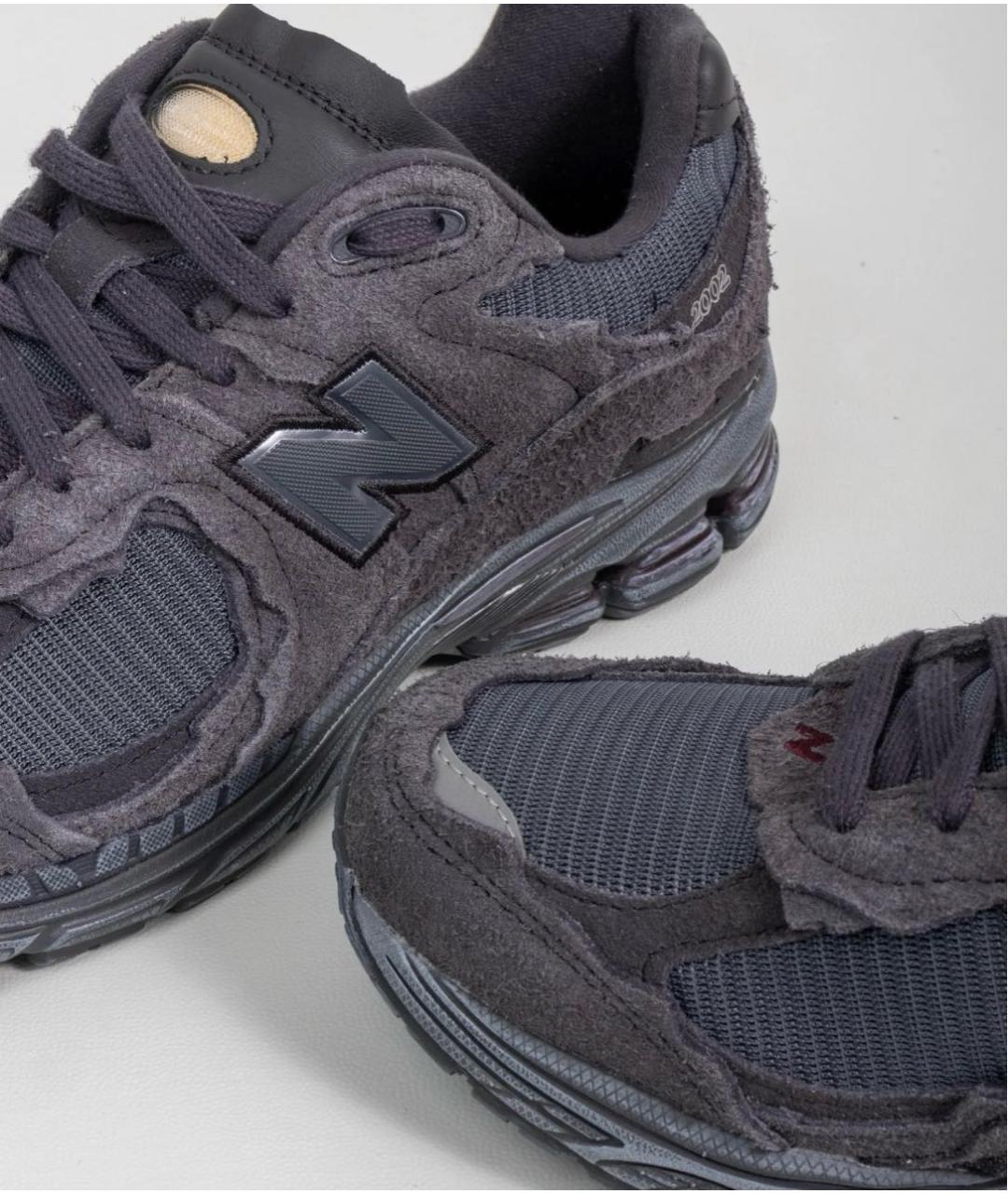 NEW BALANCE Черные текстильные низкие кроссовки / кеды, фото 6