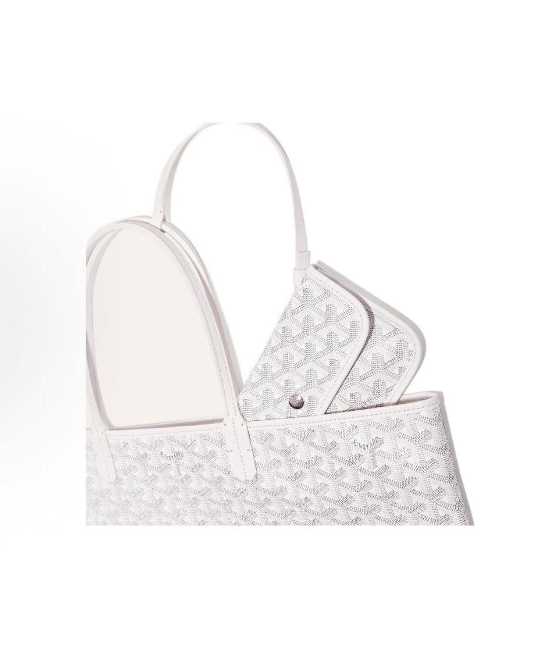 GOYARD Белая сумка тоут, фото 3