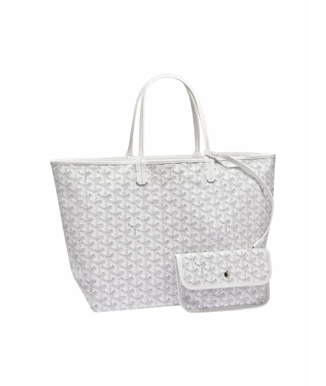 GOYARD Белая сумка тоут, фото 1