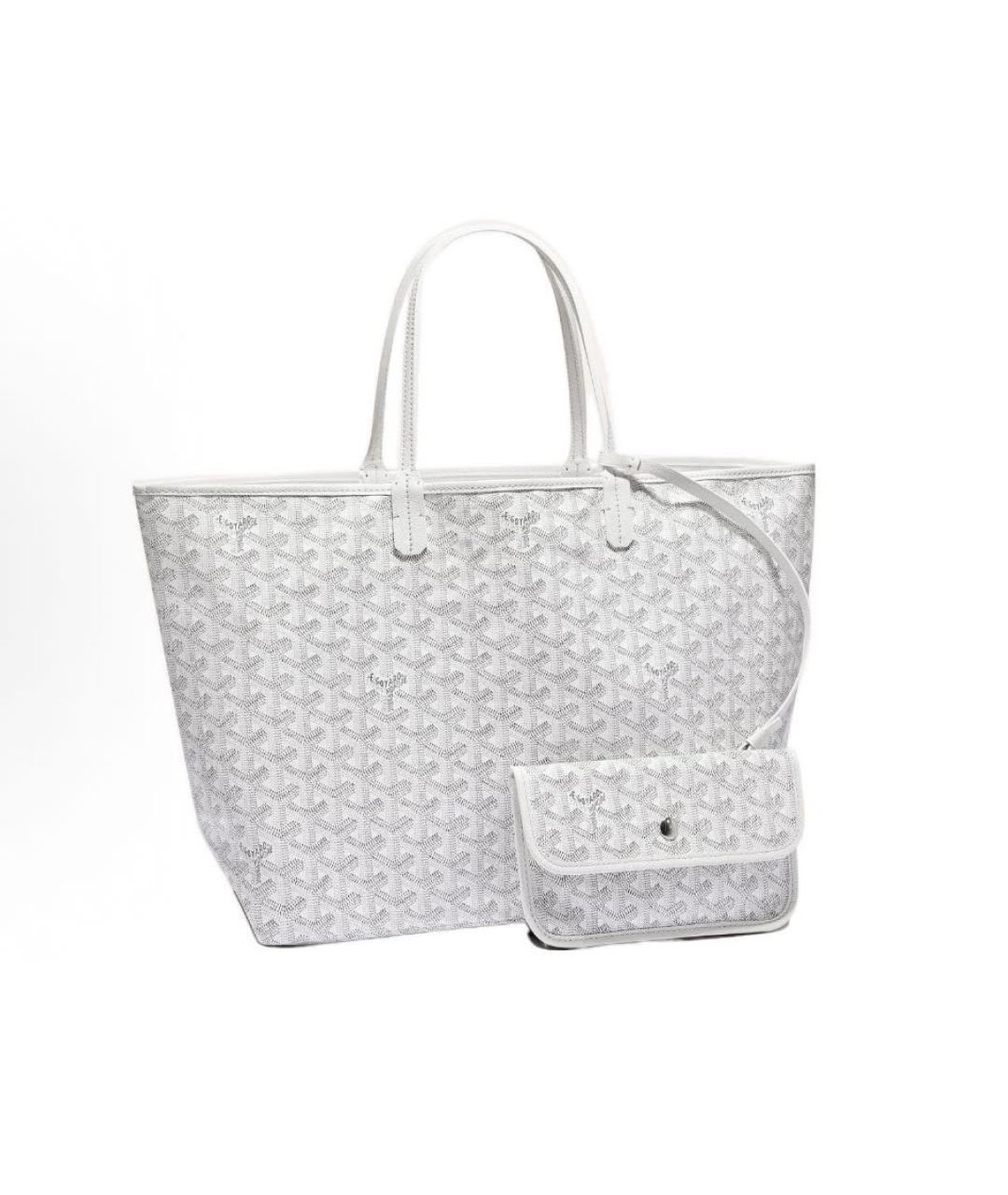 GOYARD Белая сумка тоут, фото 4