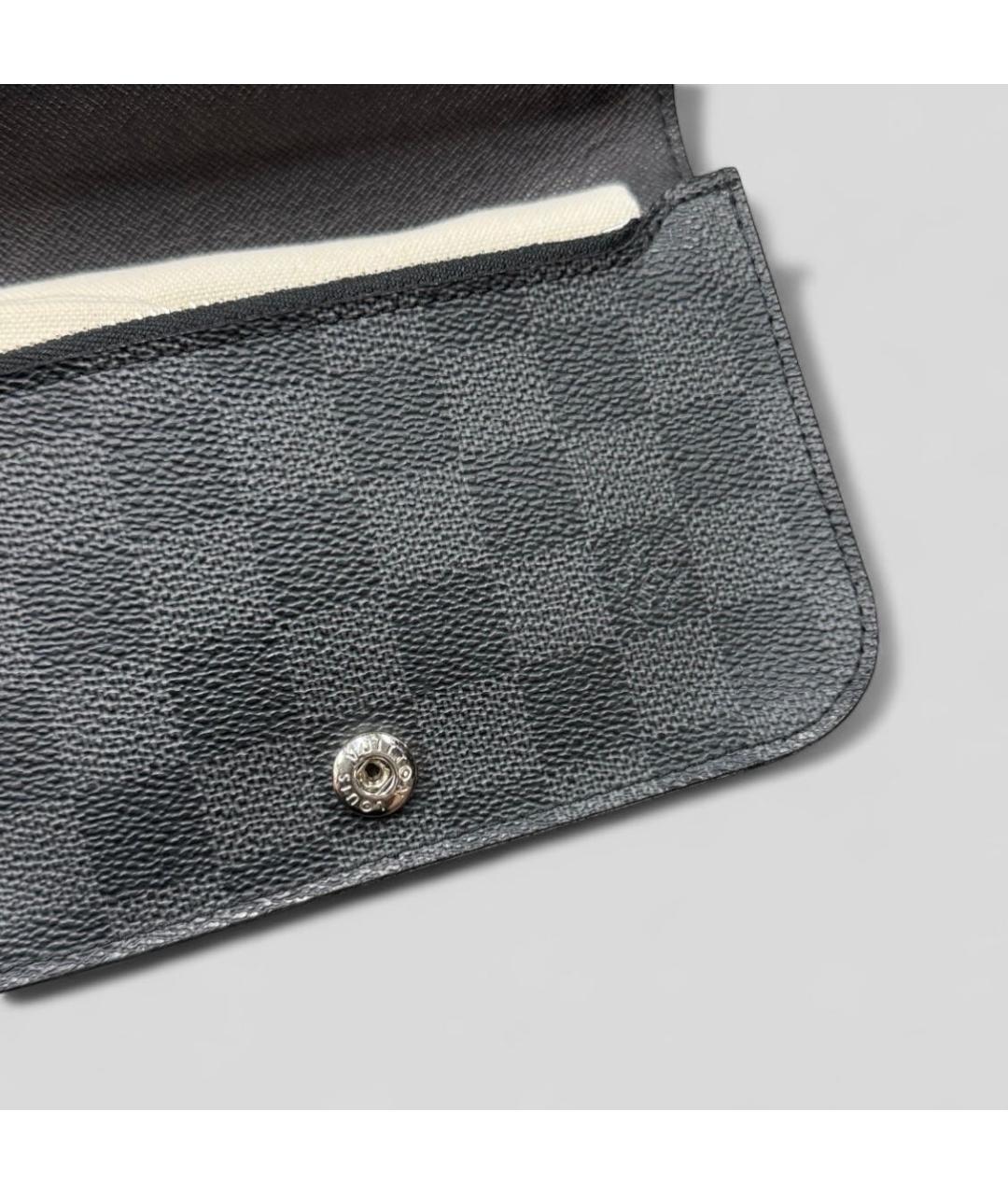 LOUIS VUITTON Антрацитовая поясная сумка, фото 7