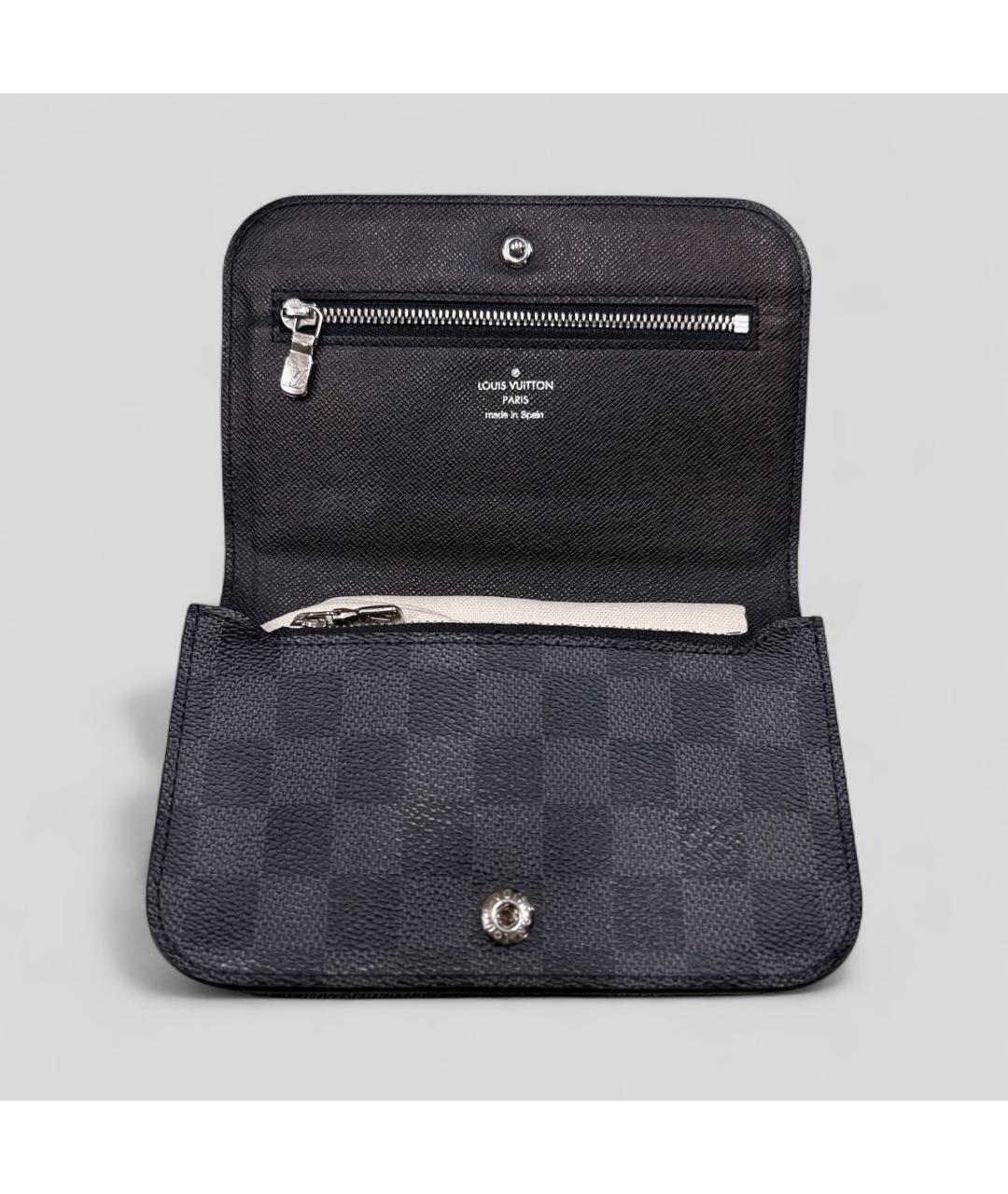 LOUIS VUITTON Антрацитовая поясная сумка, фото 6