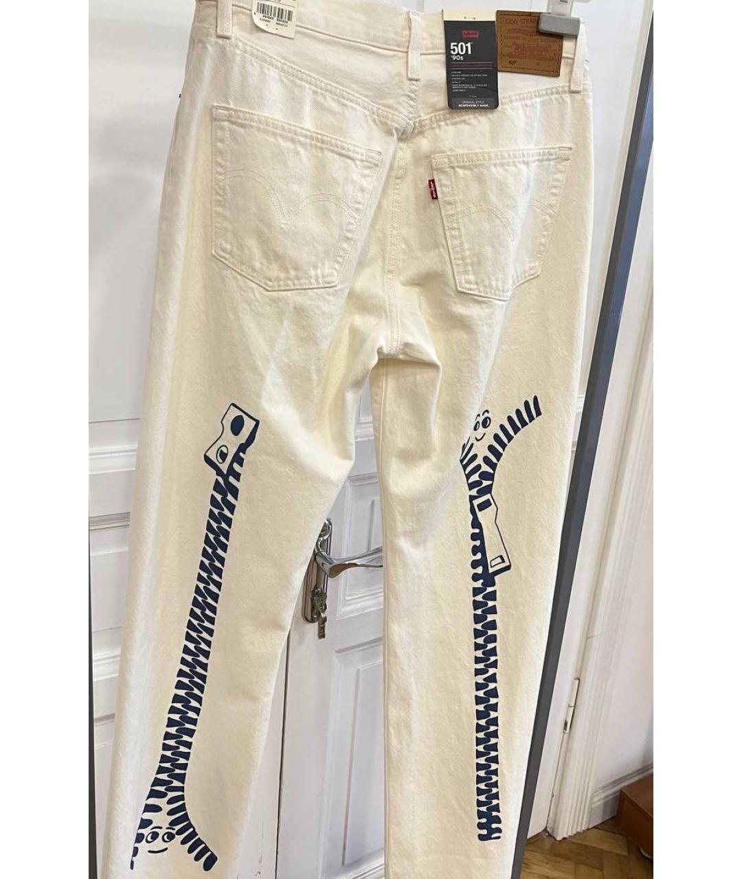 LEVI'S Хлопковые прямые джинсы, фото 5