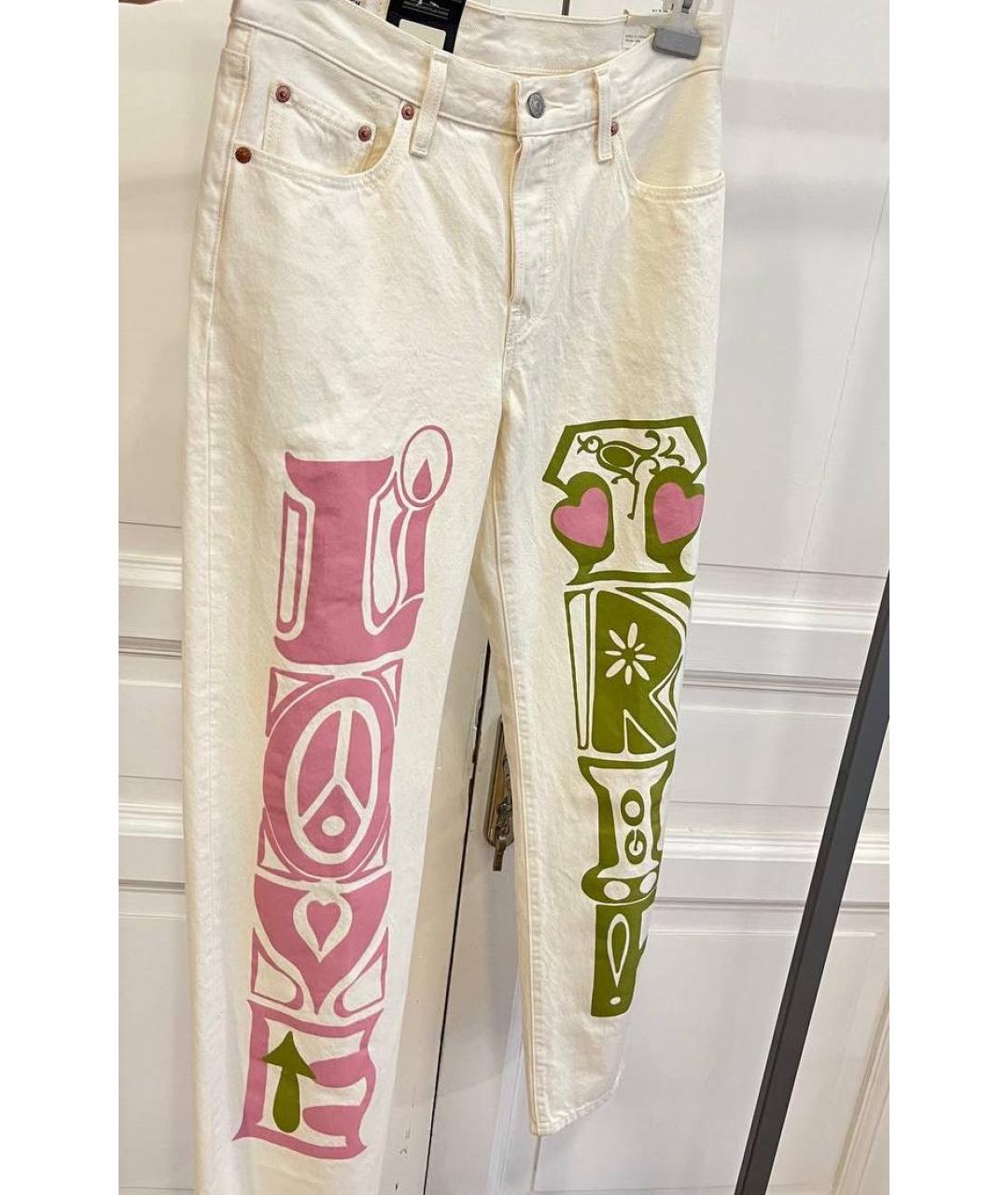 LEVI'S Хлопковые прямые джинсы, фото 4