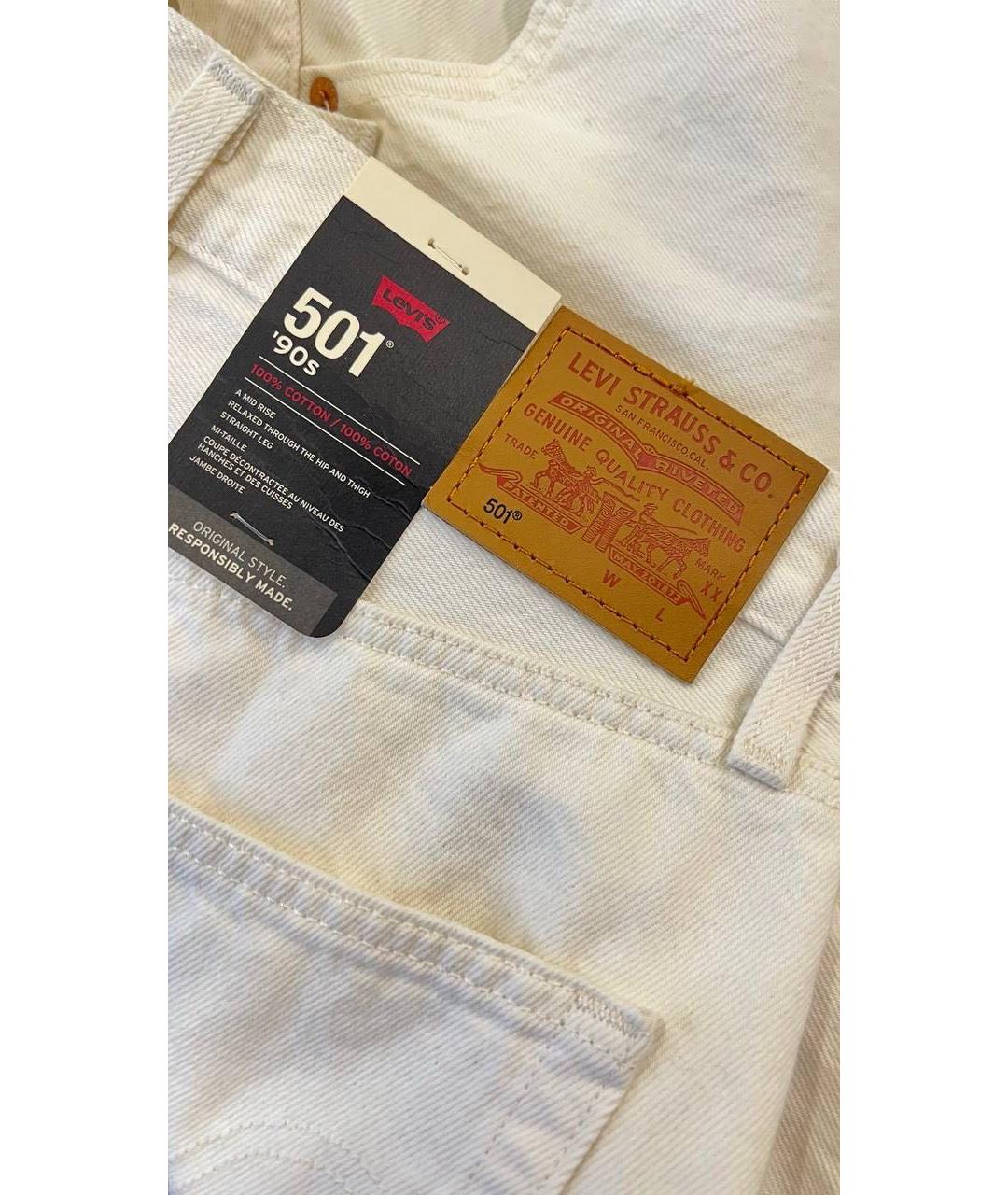 LEVI'S Хлопковые прямые джинсы, фото 3