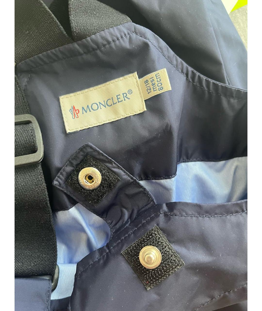 MONCLER Темно-синие брюки и шорты, фото 4