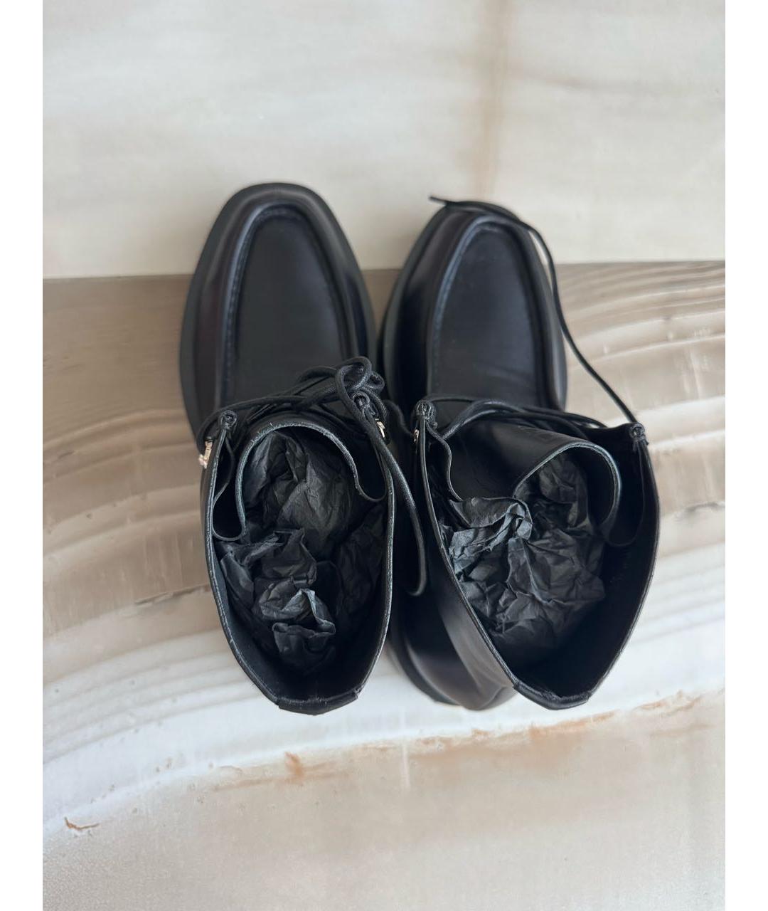 GIVENCHY Черные кожаные ботинки, фото 3