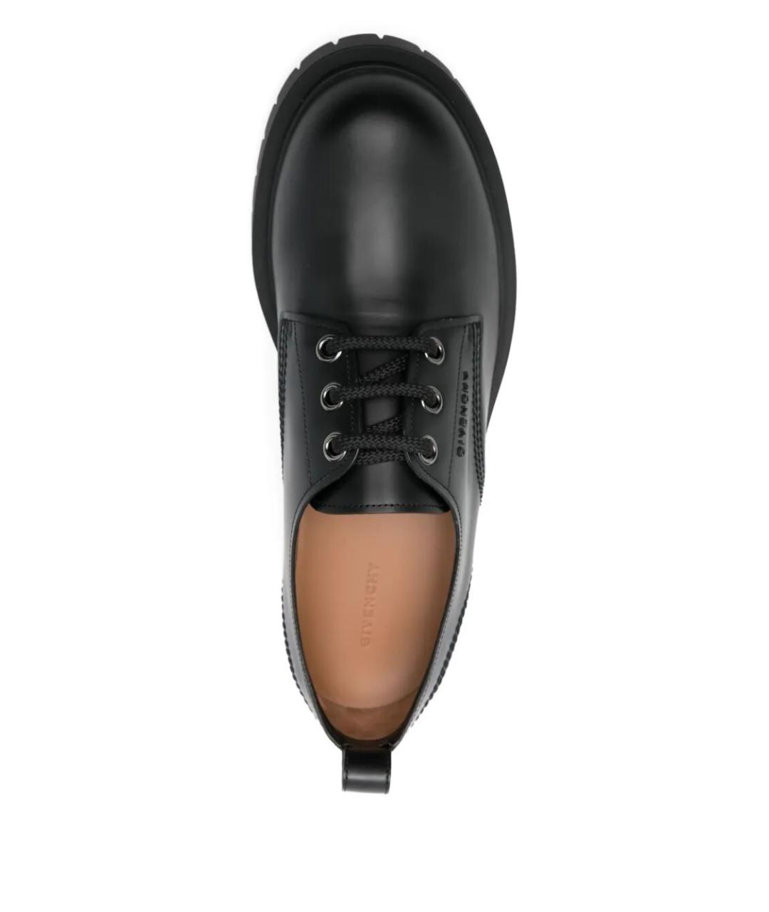 GIVENCHY Черные кожаные туфли, фото 4