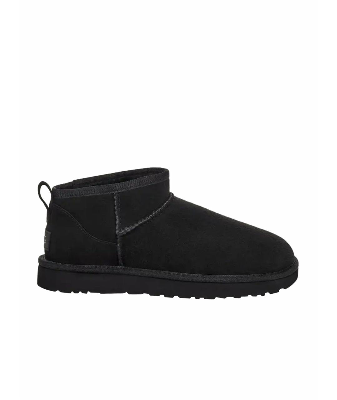 UGG AUSTRALIA Черные замшевые сапоги, фото 1