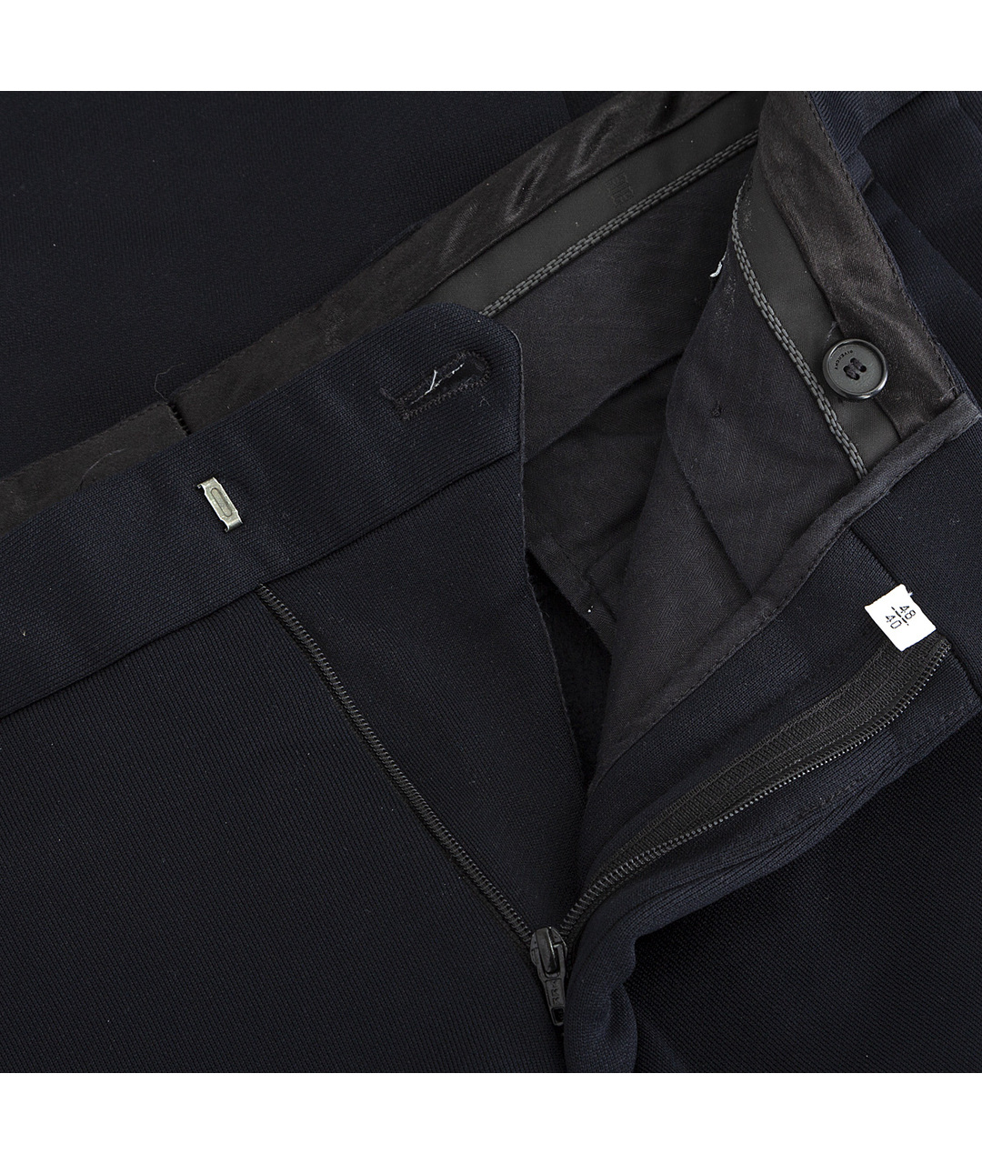 GIVENCHY Темно-синие полиэстеровые брюки чинос, фото 5
