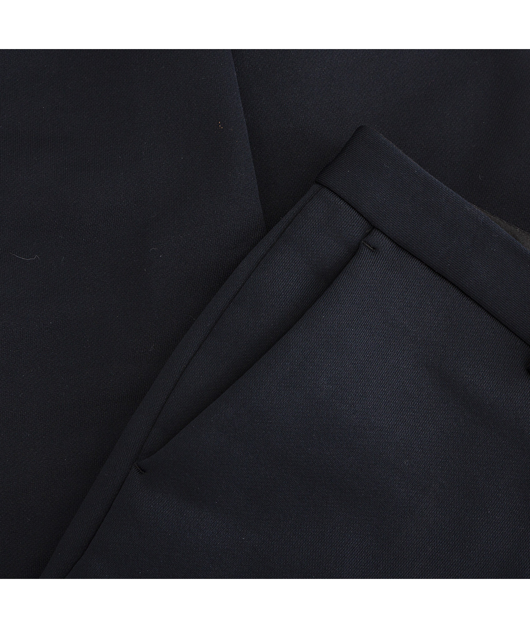 GIVENCHY Темно-синие полиэстеровые брюки чинос, фото 4