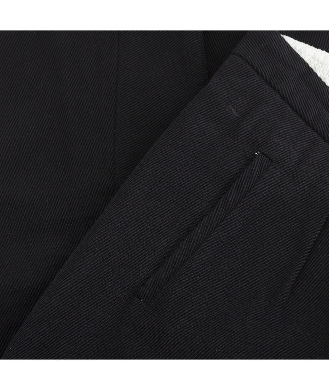 BORIS BIDJAN Черные хлопковые брюки чинос, фото 4